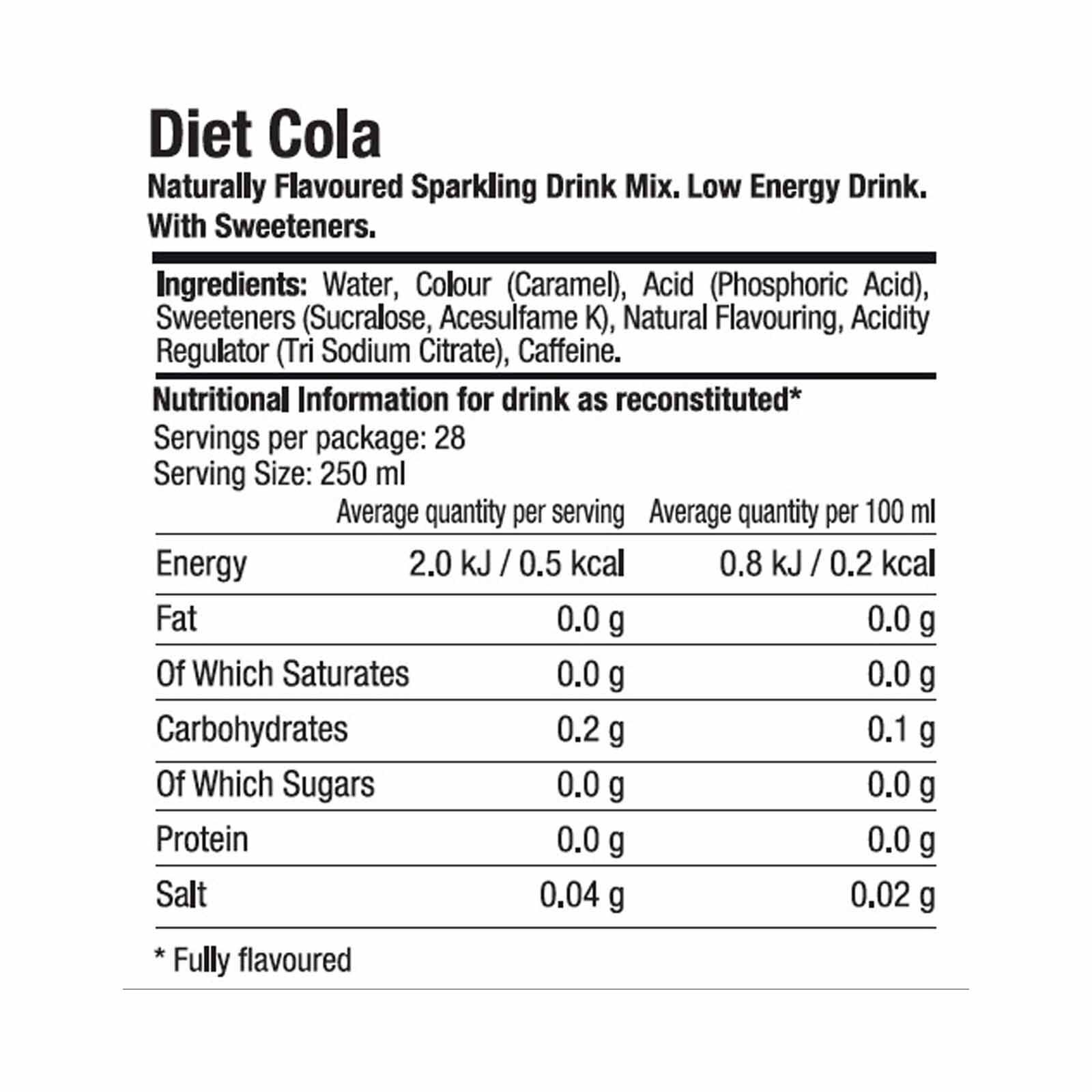SODASTREAM Classics Diet Cola Drink Mix CLASSIC DIET COKE - 1424221880 - Image 2