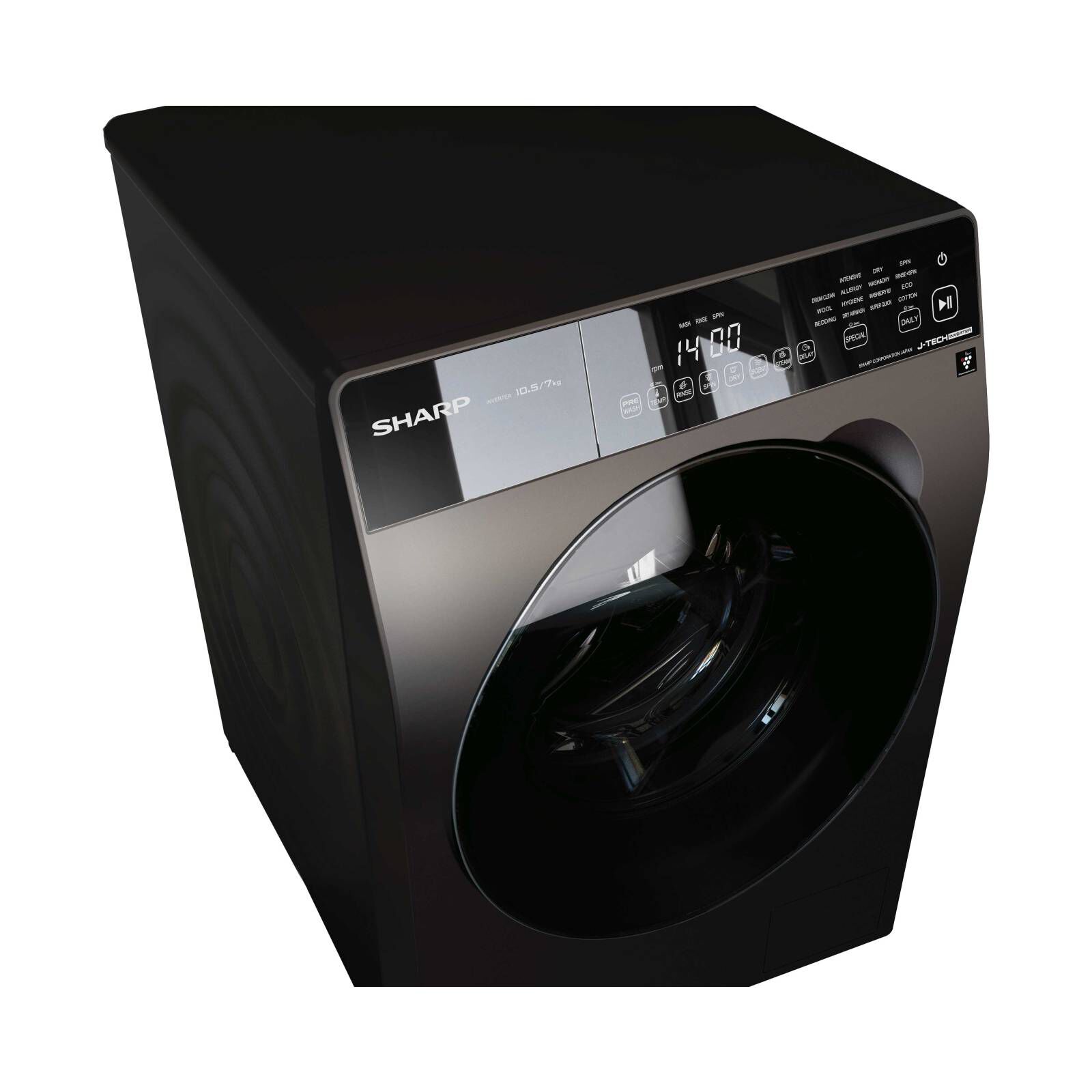 SHARP Front Load Washer And Dryer (10.5kg/7kg) ES-FW105D7PS - Image 5