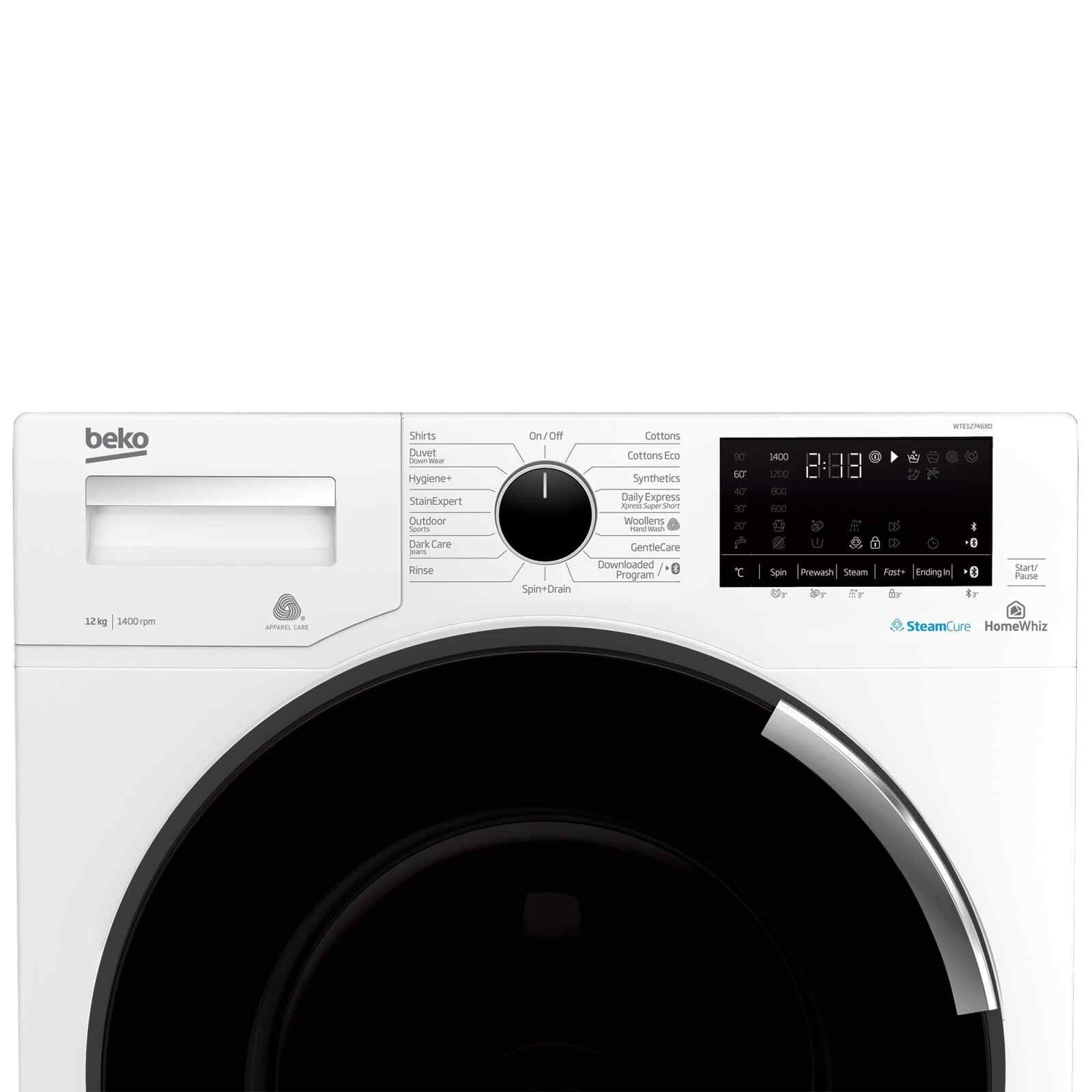 BEKO Front Load Washer (12kg) WTE12746X0 - Image 4