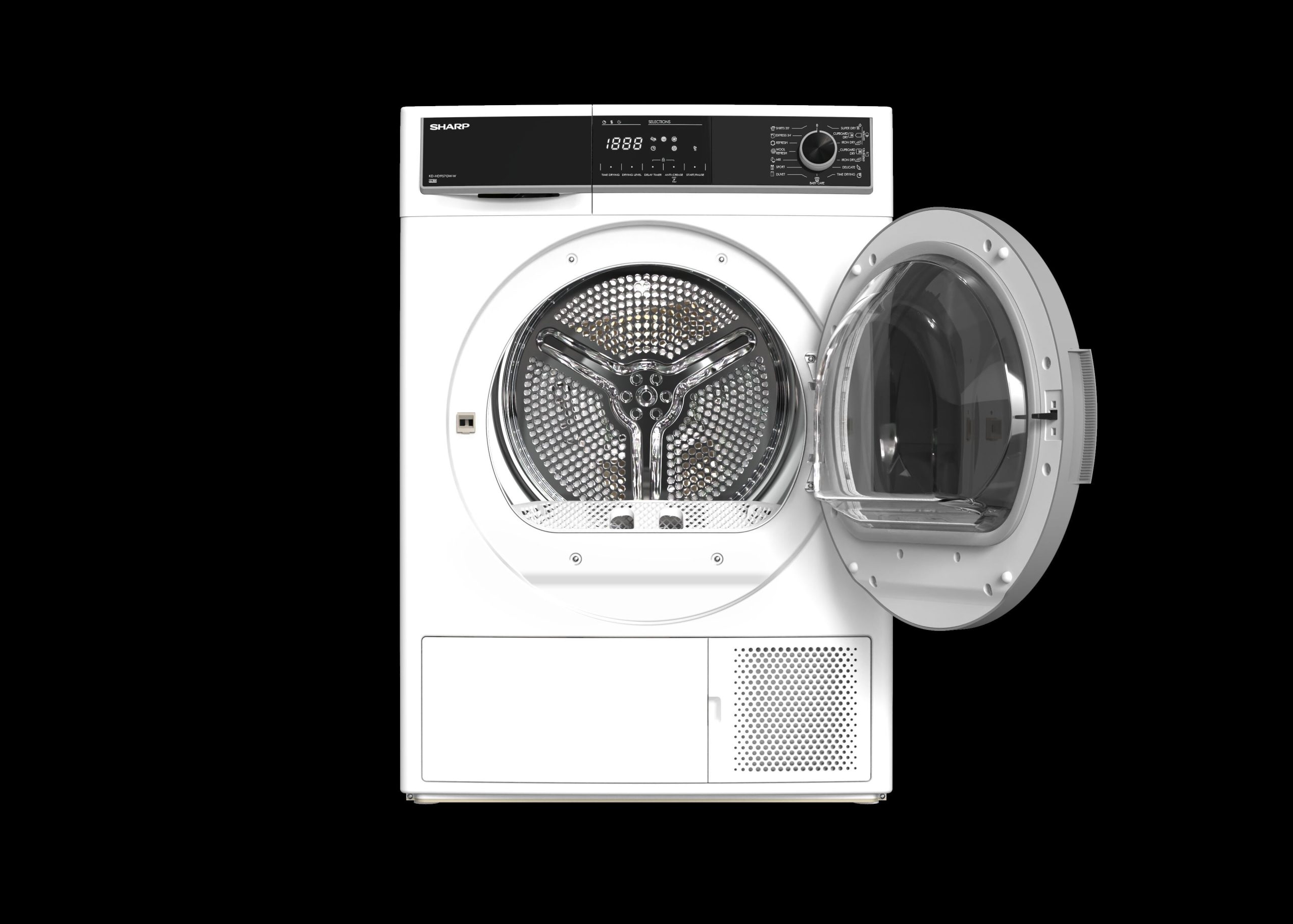 SHARP Heat Pump Dryer (9kg) KD-HD9S7GW-W - Image 2