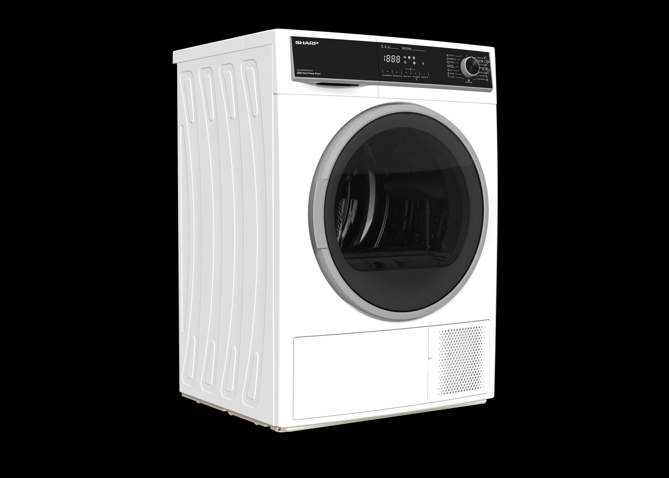 SHARP Heat Pump Dryer (9kg) KD-HD9S7GW-W - Image 4