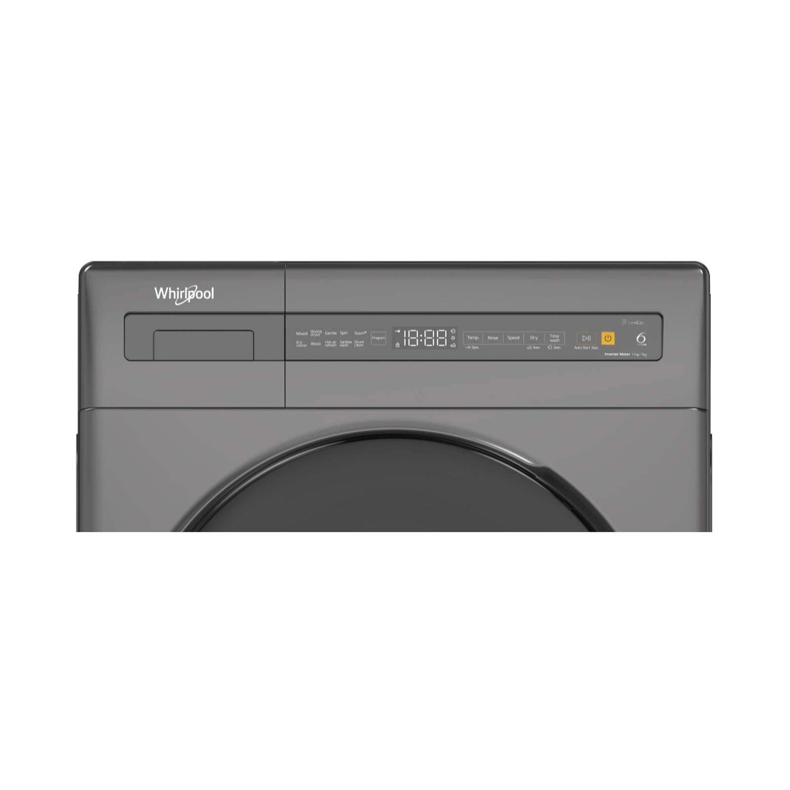 WHIRLPOOL Front Load Washer And Dryer (11kf/7kg) WWEB11702GG - Image 4