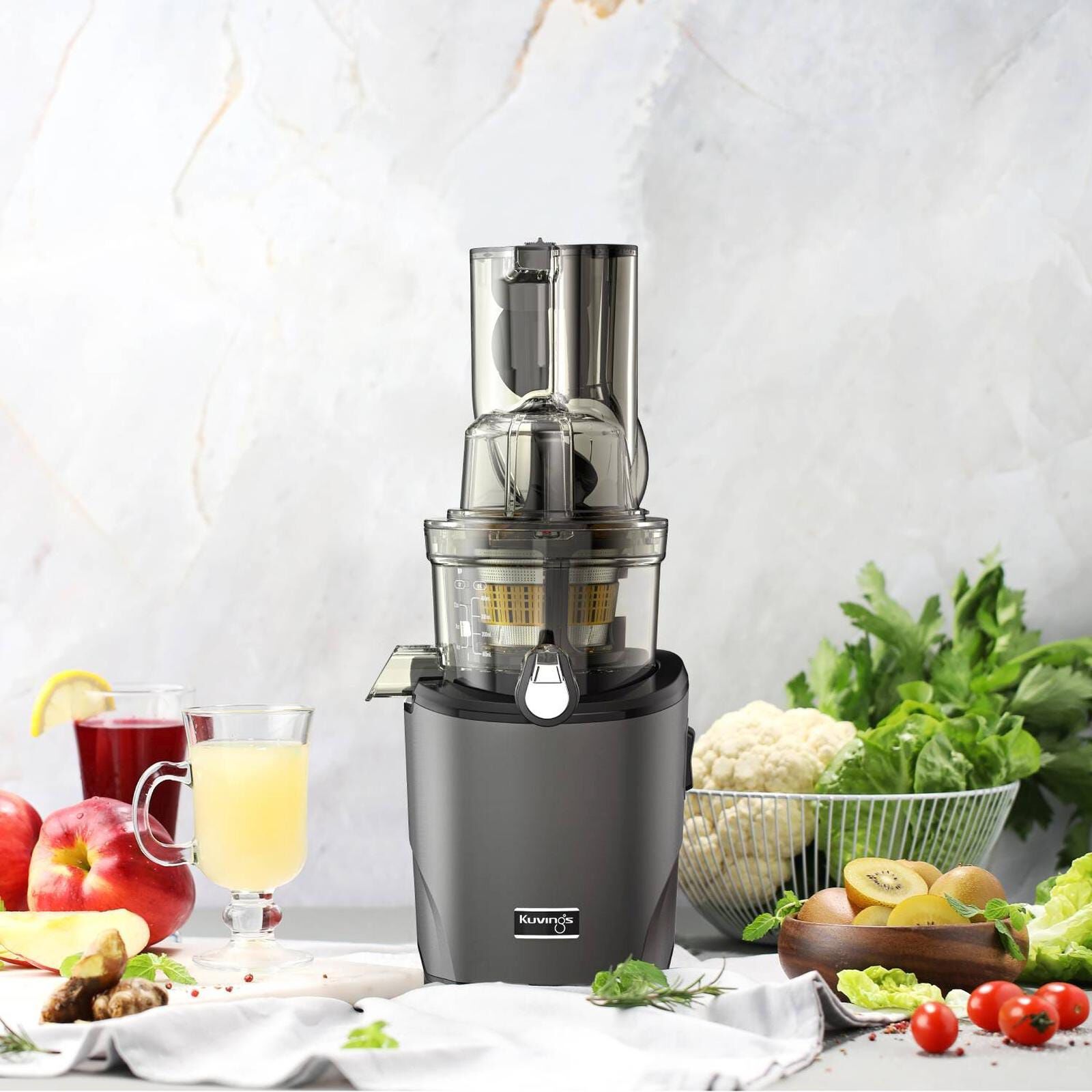 KUVINGS Whole Slow Juicer Revo 830 - Red REVO 830 - Image 2