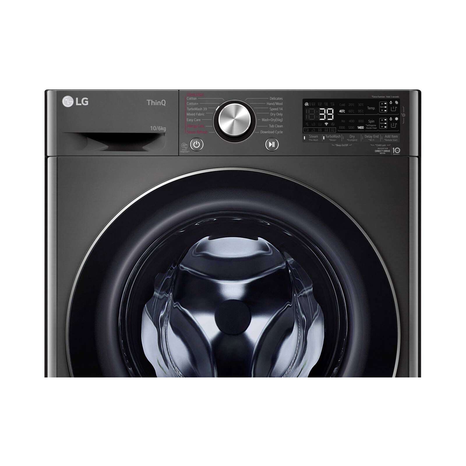 LG Front Load Washer And Dryer (10/6kg) FV1410H3BA - Image 5