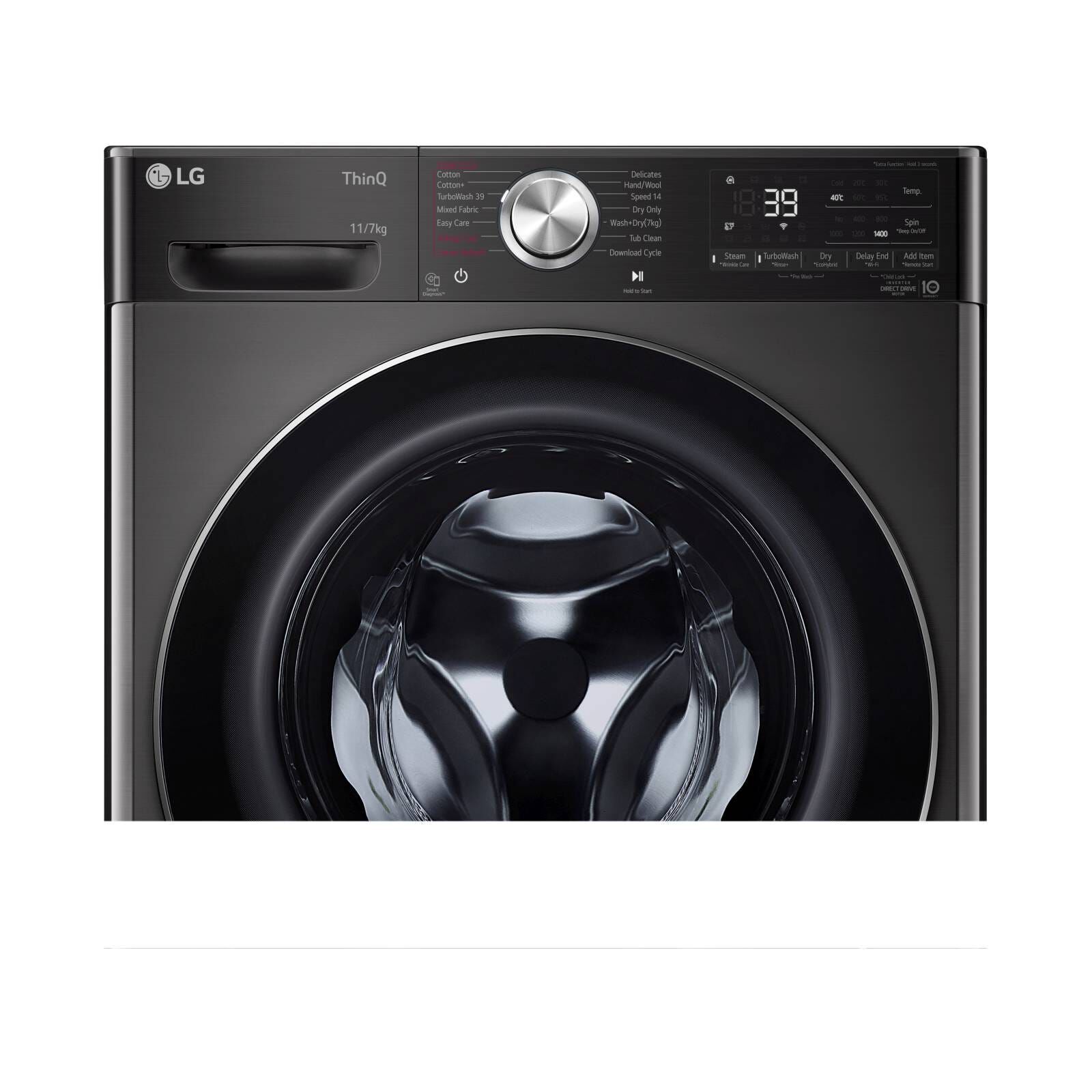 LG Front Load Washer And Dryer (11/7kg) FV1411H2B - Image 5