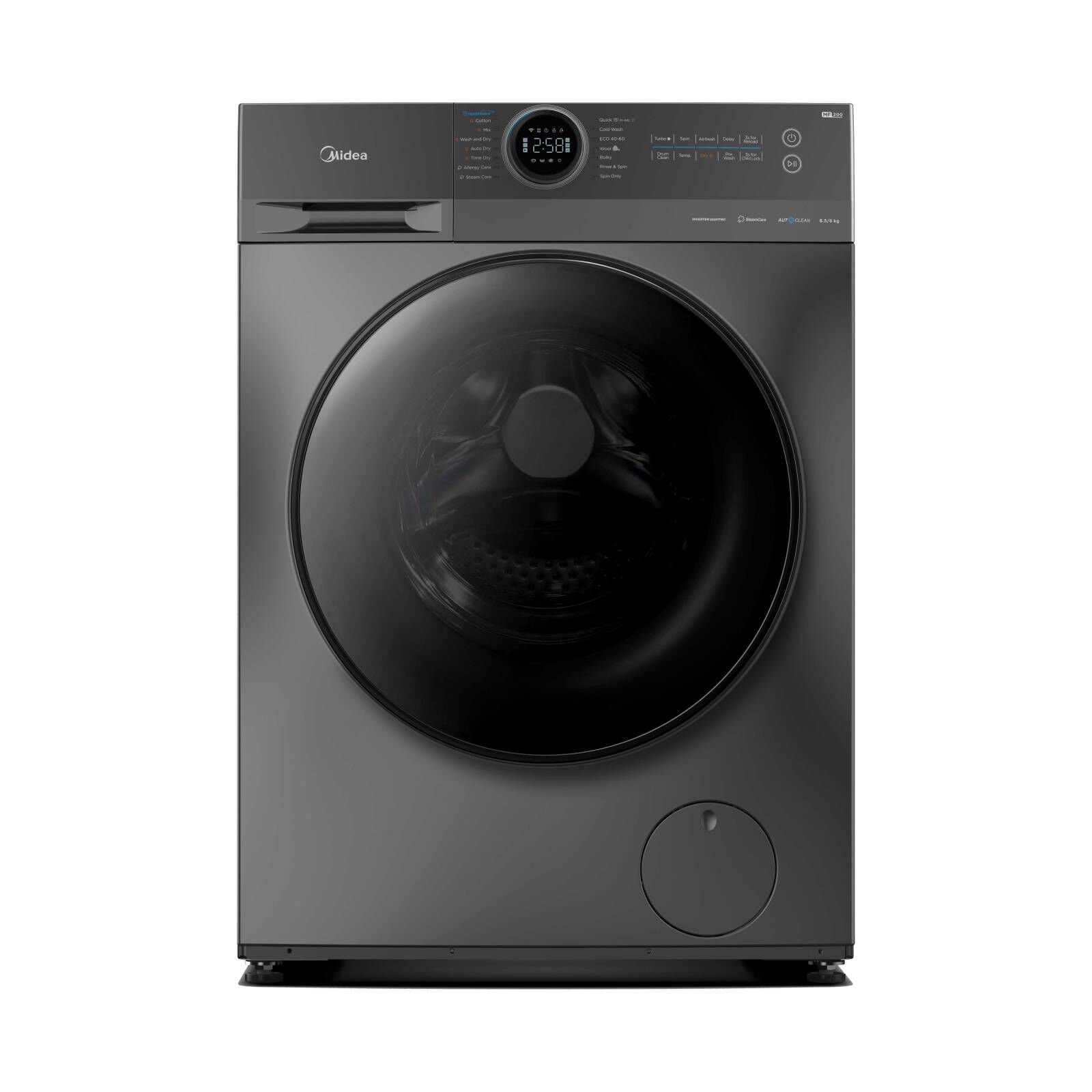 MIDEA Front Load Washer And Dryer (10/7kg) MF200D100WB