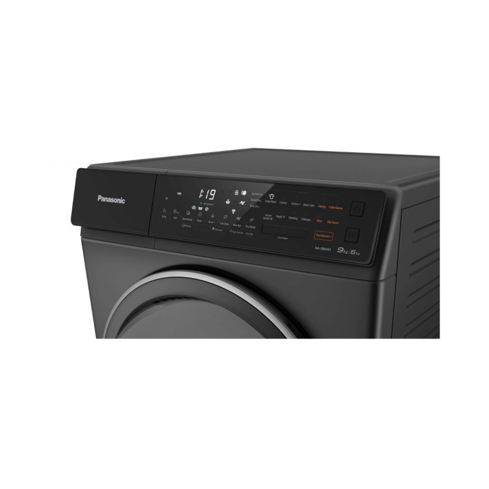 PANASONIC Front Load Washer And Dryer (9kg/6kg) NA-S96FR1BSG - Image 6
