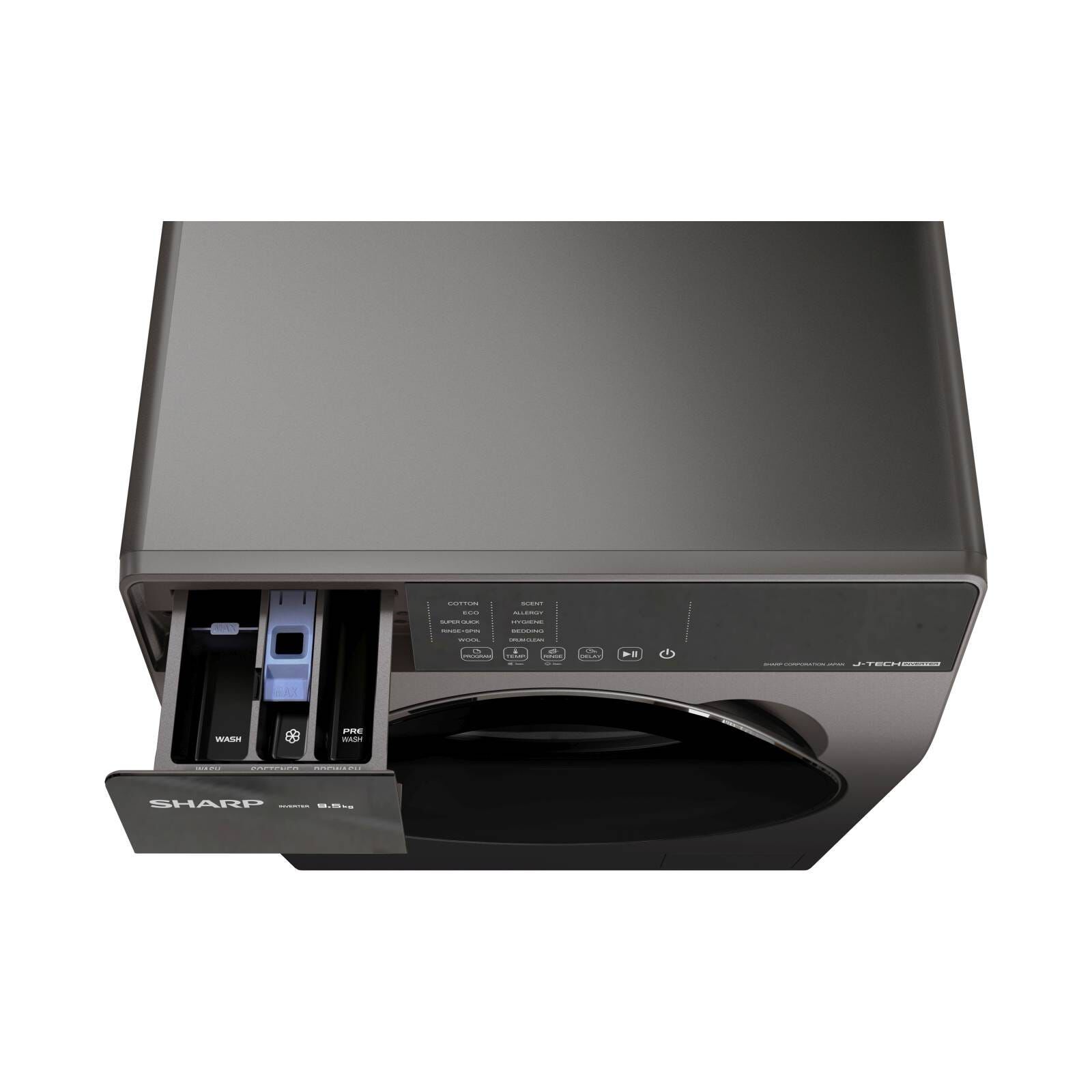 SHARP Front Load Washer (9.5kg) ES-FW95SG - Image 4