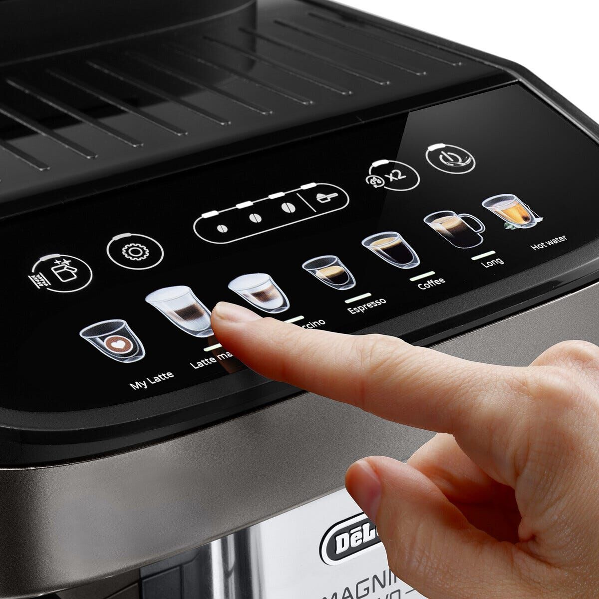 DELONGHI Fully Automatic Coffee Machines - Magnifica Evo Milk Titanium ECAM290.81.TB - Image 3