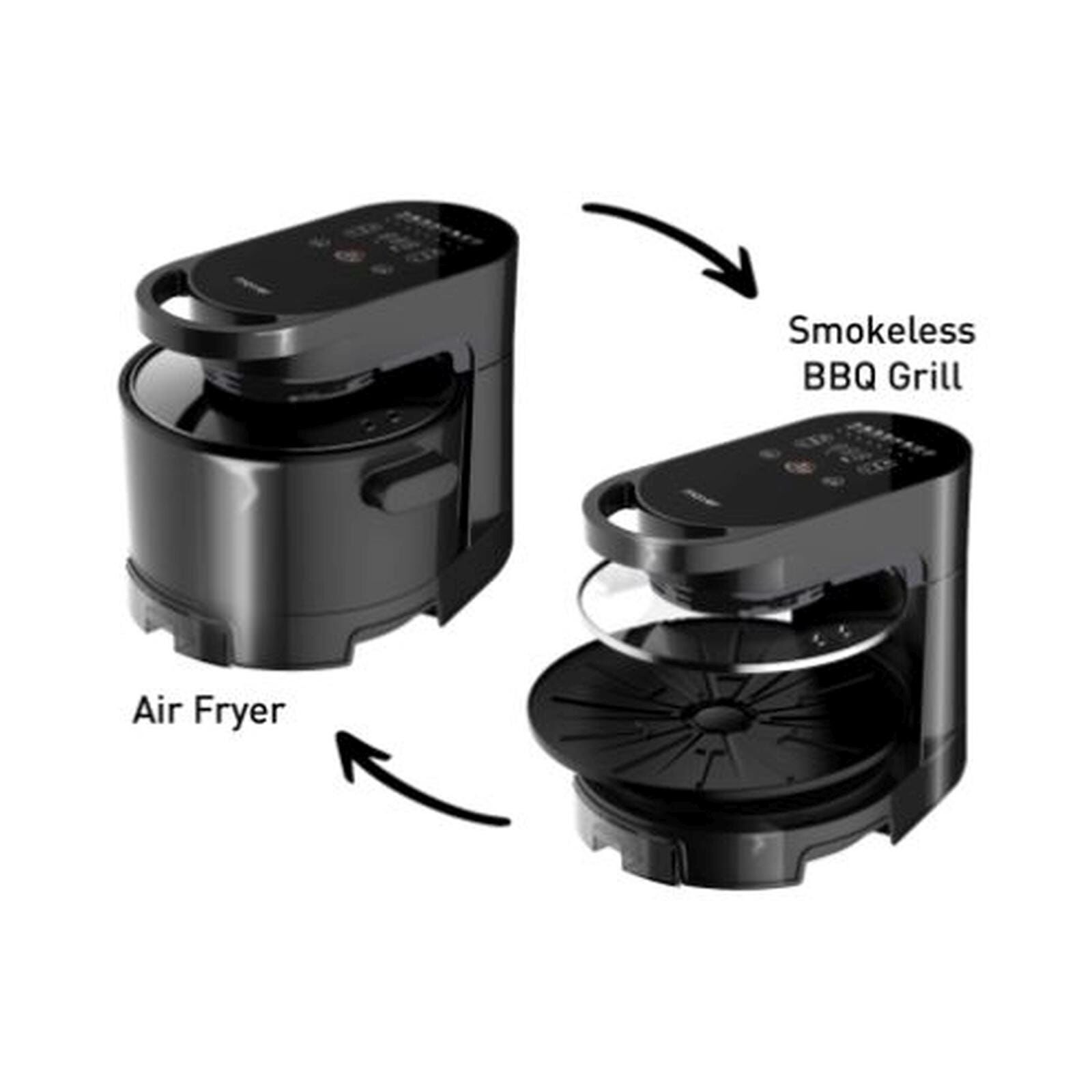 MAYER 2-in-1 Air Fryer & Smokeless Bbq Grill MMAFG58
