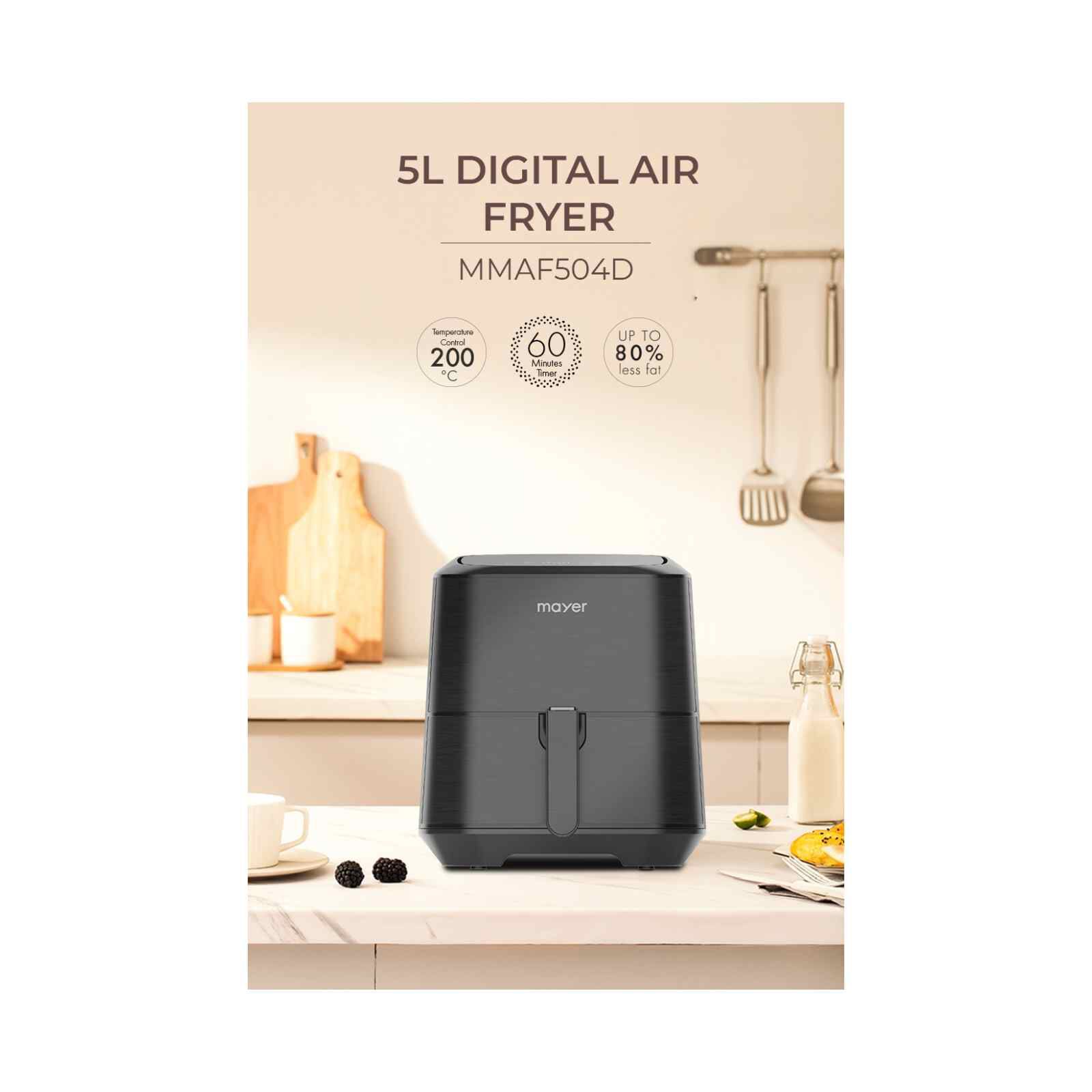MAYER Digital Air Fryer (5.0l) MMAF504D - Image 4