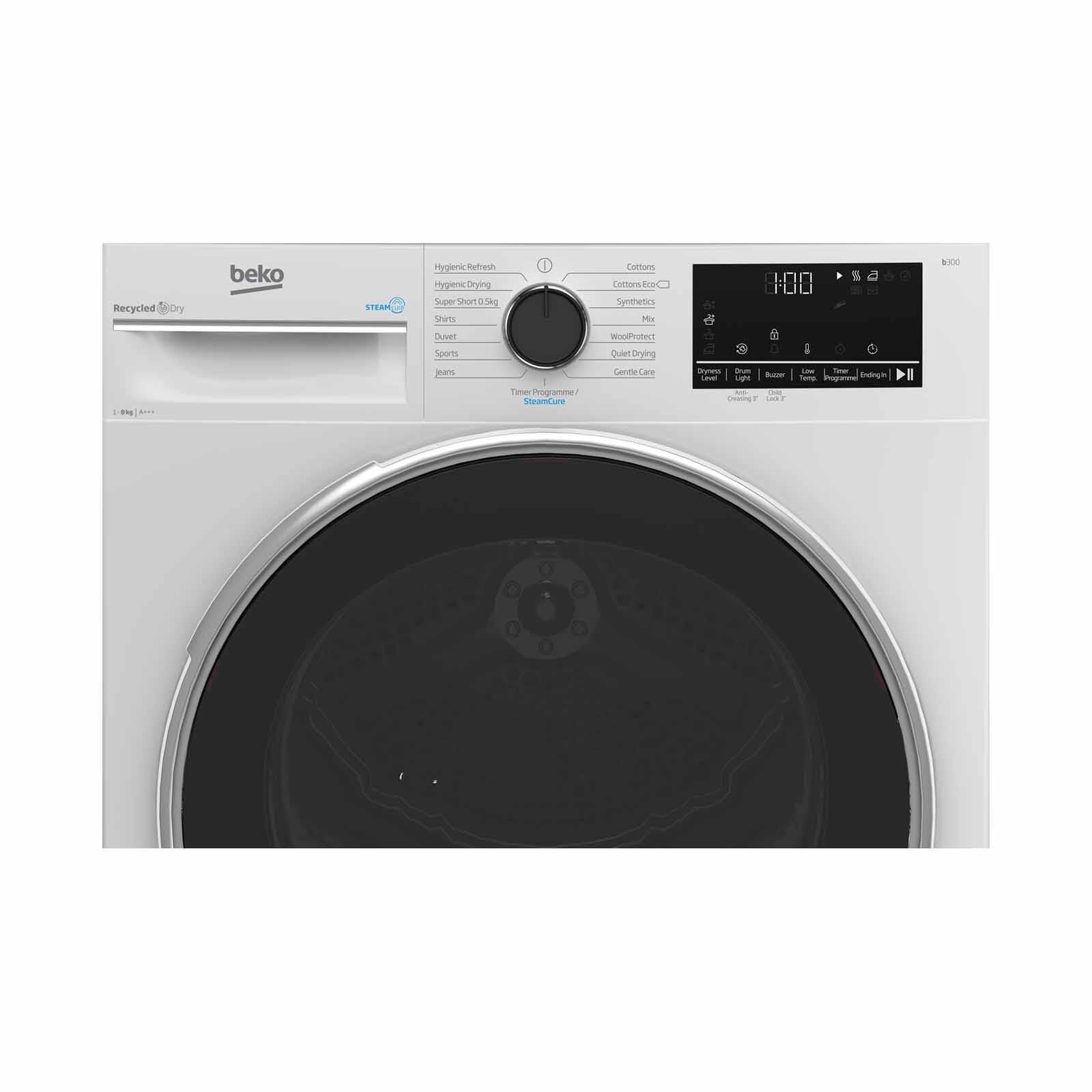 BEKO Heat Pump Dryer (8kg) B3T4824DW - Image 2