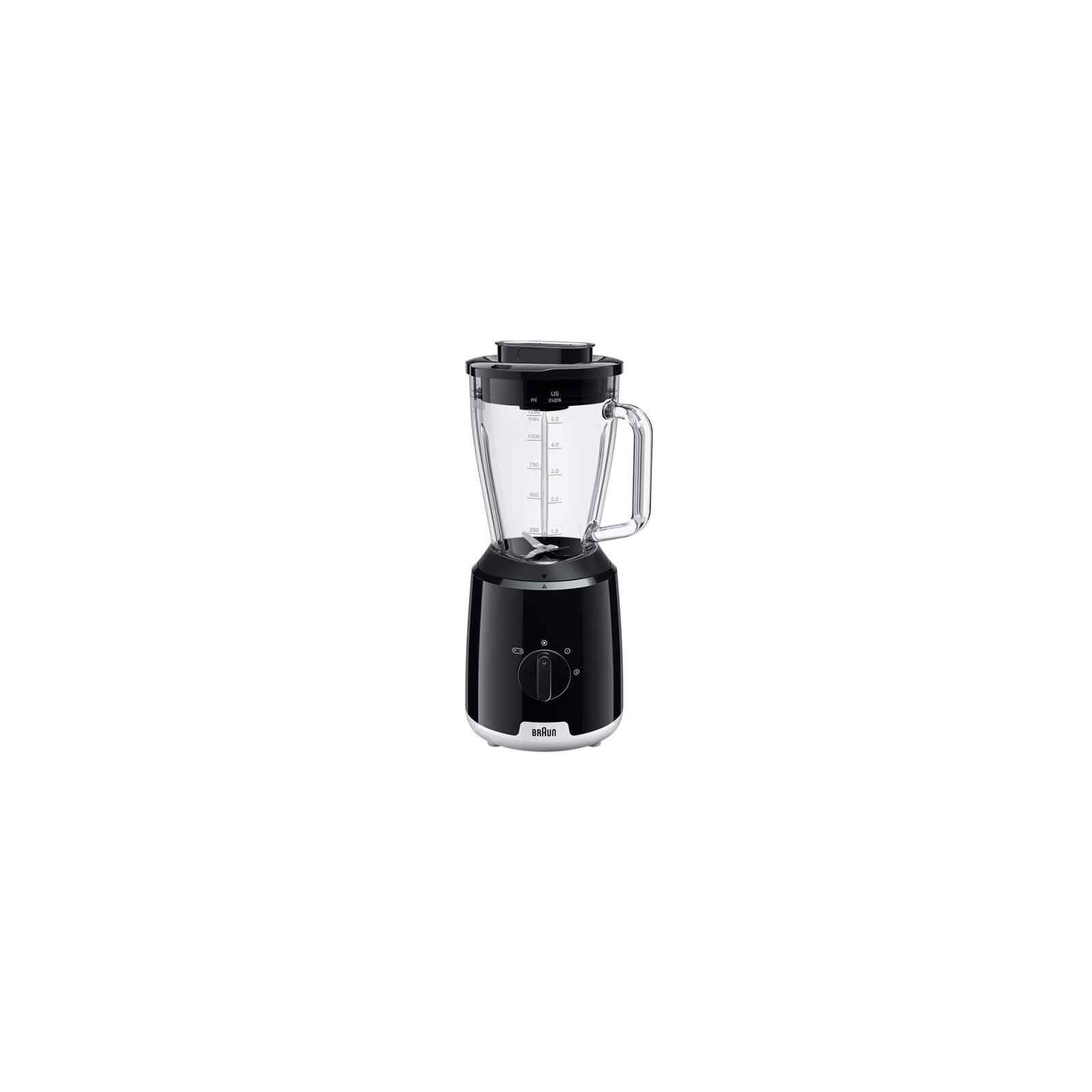 BRAUN Powerblend 1 Glass Jug Blender (600w) JB1050BK