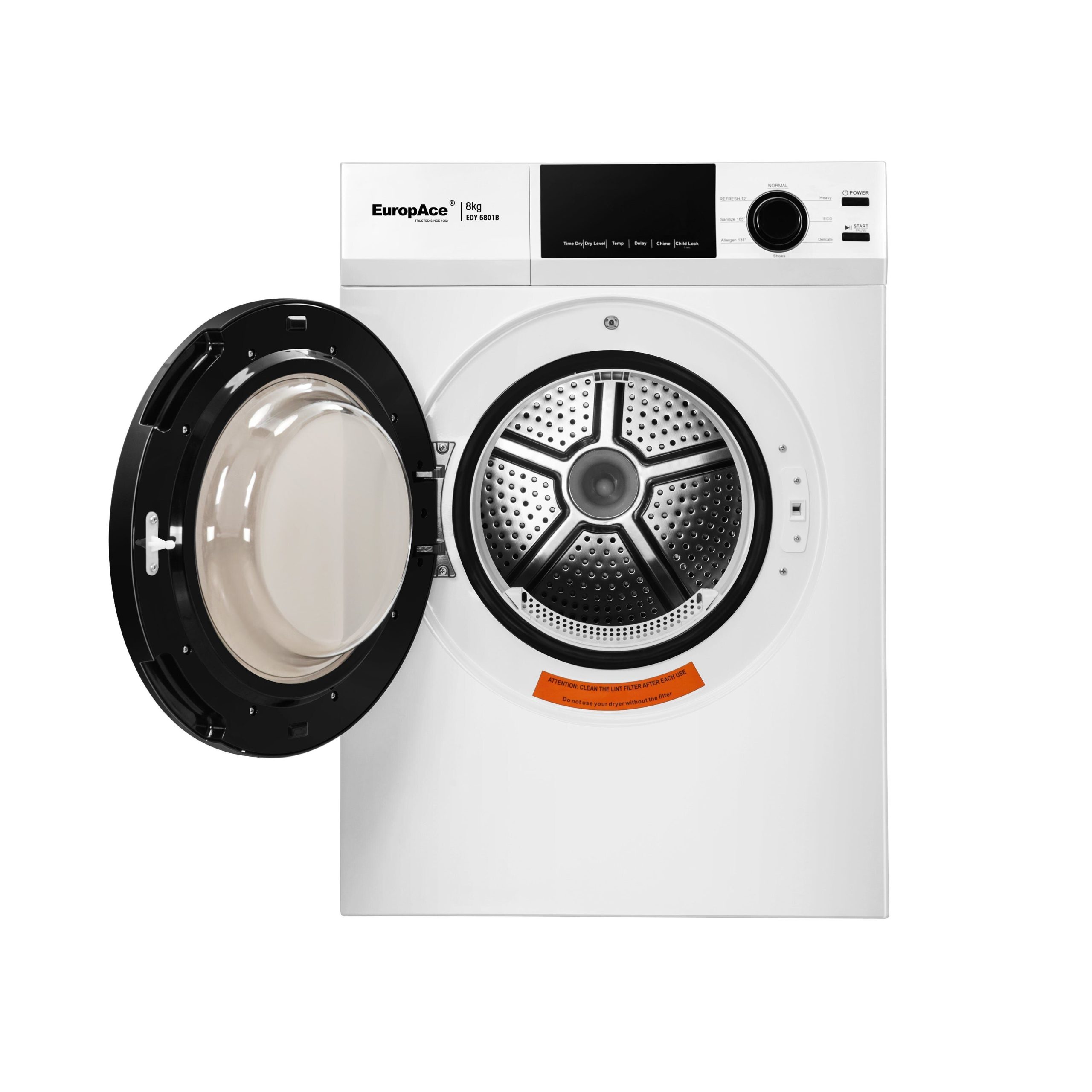 EUROPACE Air-vented Dryer (8kg) EDY 5801B - Image 2