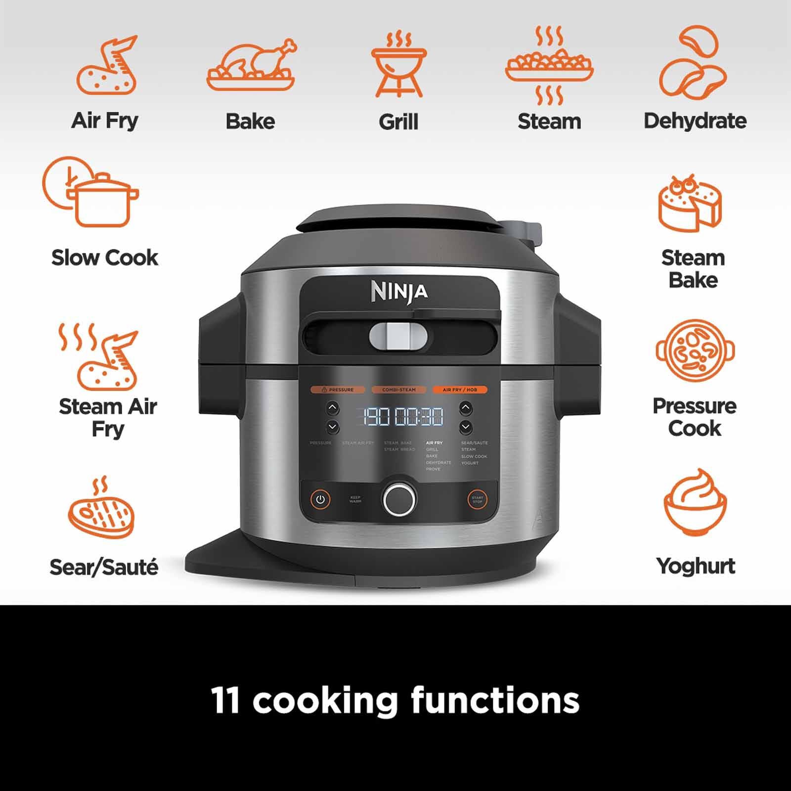 NINJA Foodi Smart 11-in-1 Multi Cooker With Smartlid OL550 - Image 5