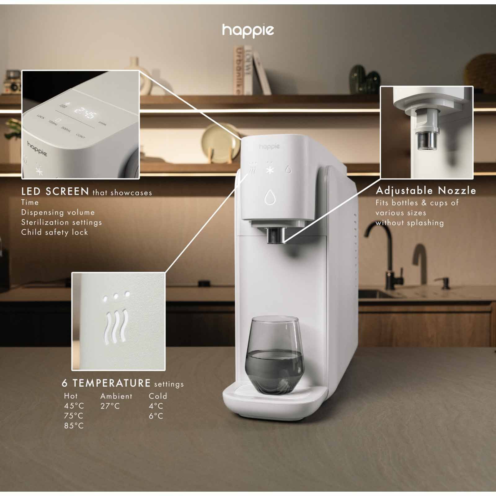 HAPPIE Joy Water Purifier - White JOY - WHITE - Image 3