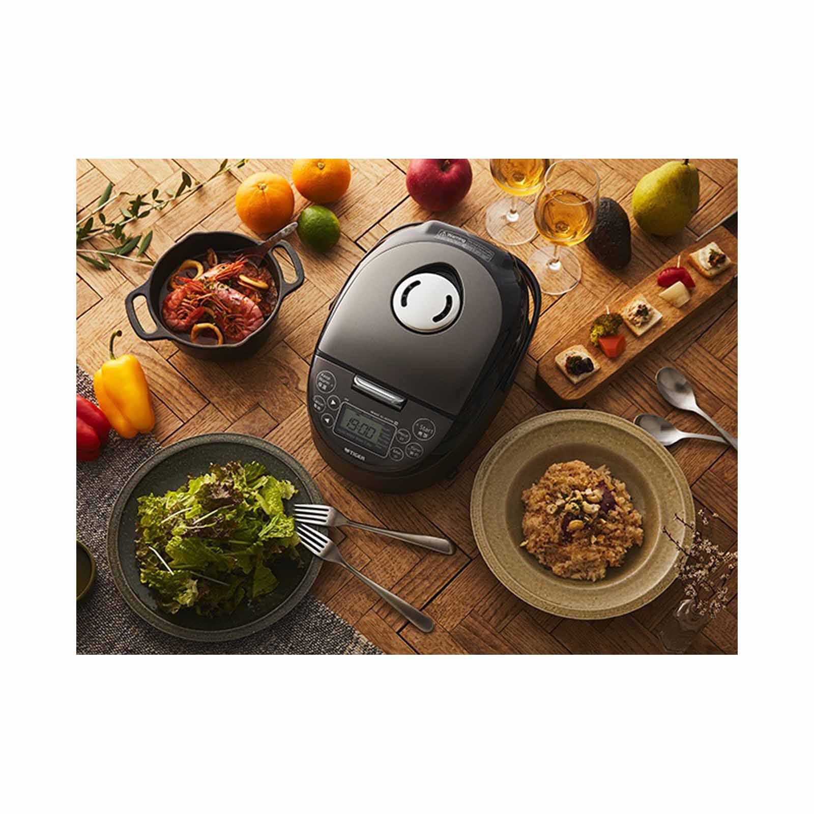 TIGER 0.5l Ih Rice Cooker (satin White) JPF-A55S (W) - Image 4