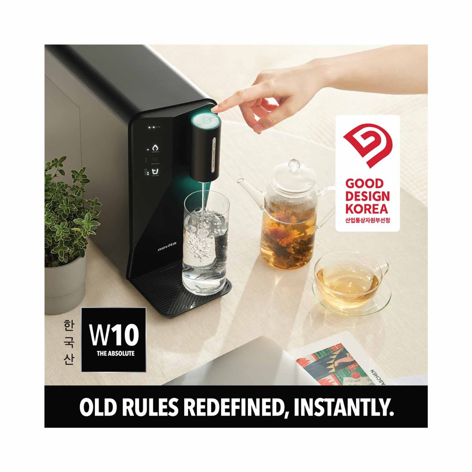 NOVITA Instant Hot Water Dispenser (installaton Included) W10 - BLACK - Image 2