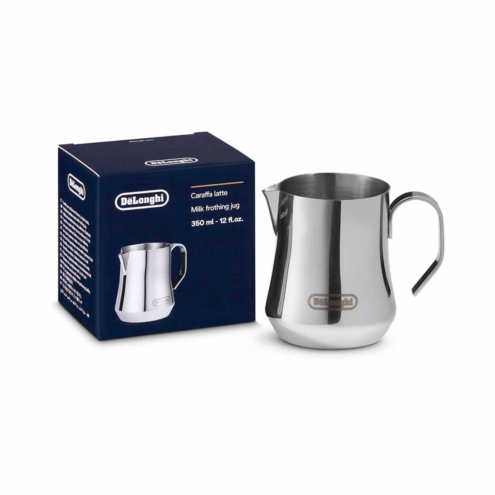 DELONGHI Stainless Steel Milk Frothing Jug (350ml) DLSC060 - Image 2