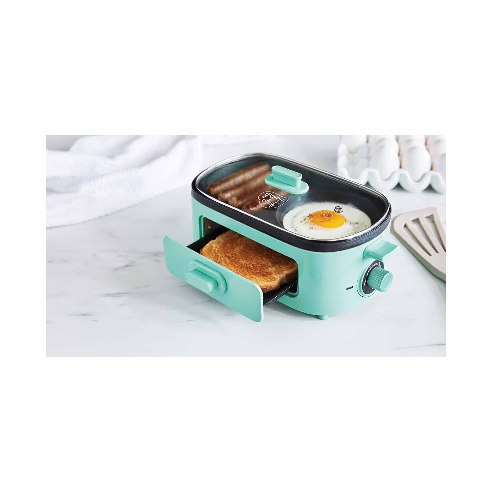GREENPAN Greenchef 3-in-1 Breakfast Maker ??Turquoise GCBM047426 - Image 2
