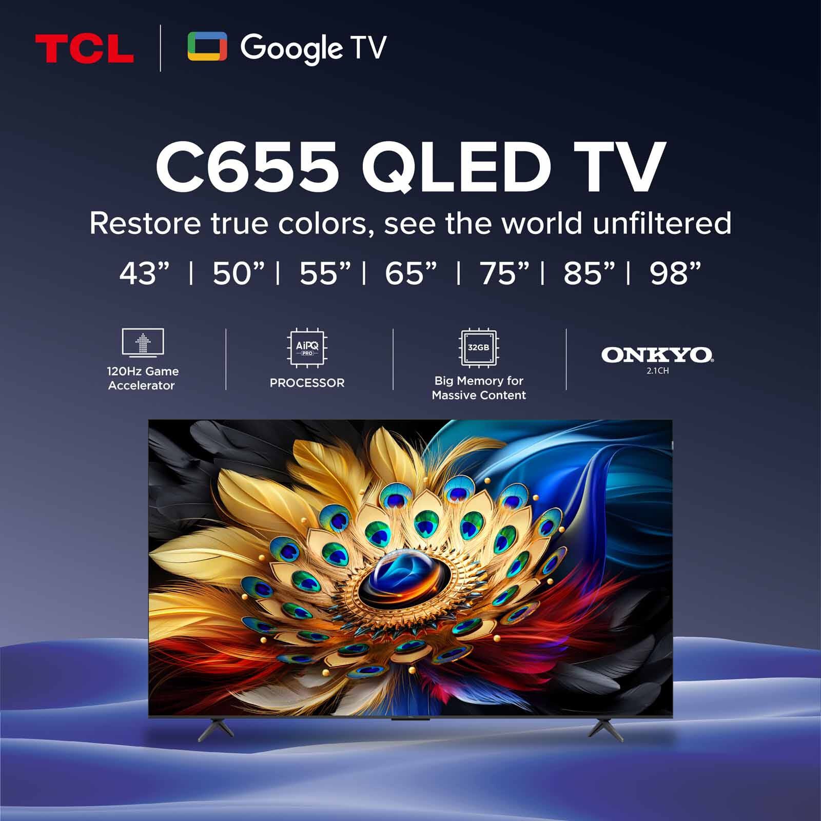 TCL 85 In C655 Qled 4k Google Tv 85C655 - Image 2