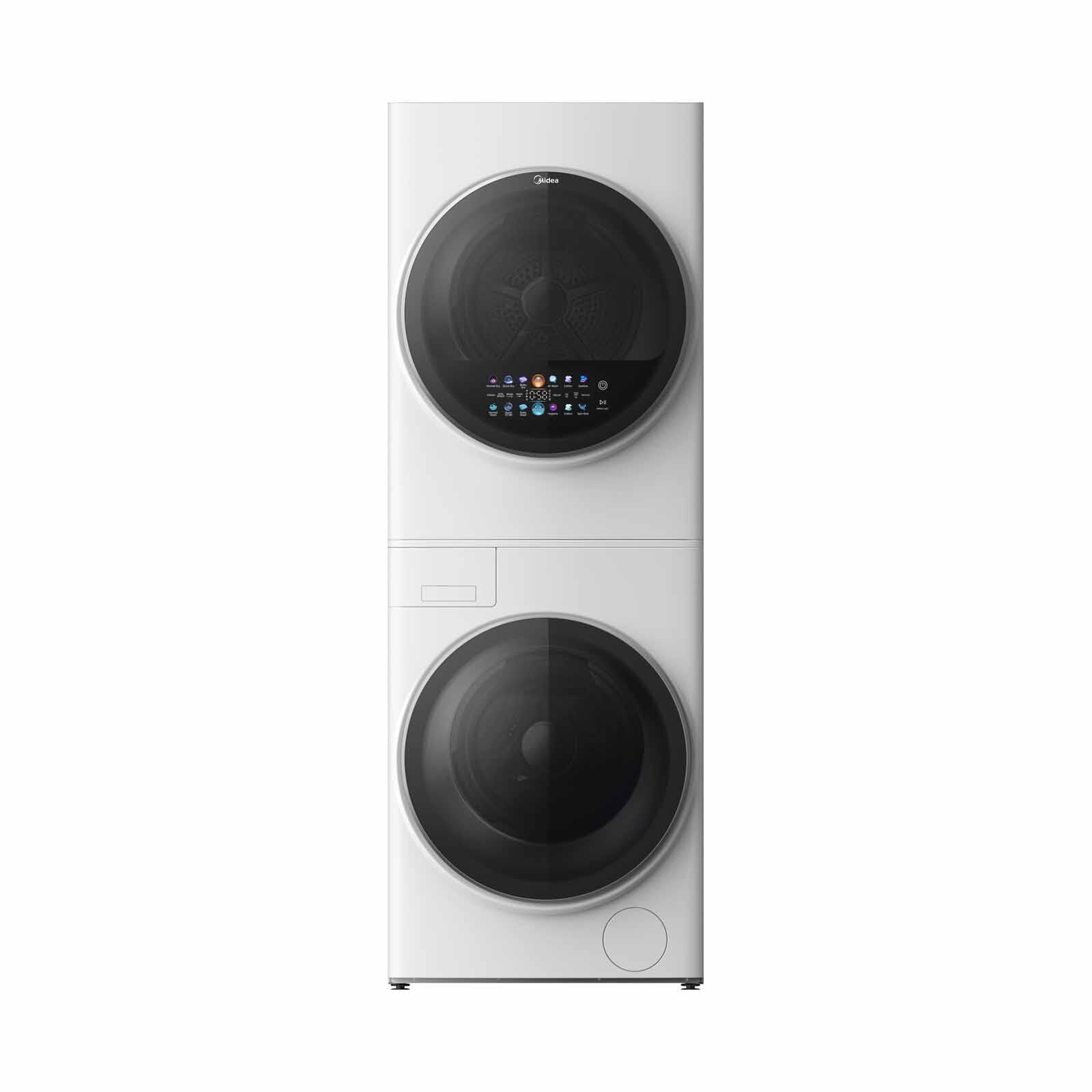 MIDEA Laundry Suite Washer (10kg) / Dryer (8kg) ML19F100D80W + ML19F100D80W-D