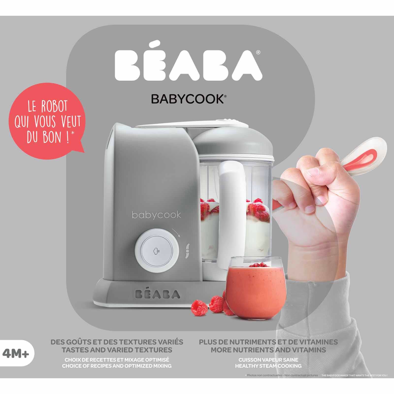 BEABA Baby Food Processor - Grey (online) BABYCOOK SOLO - Image 2