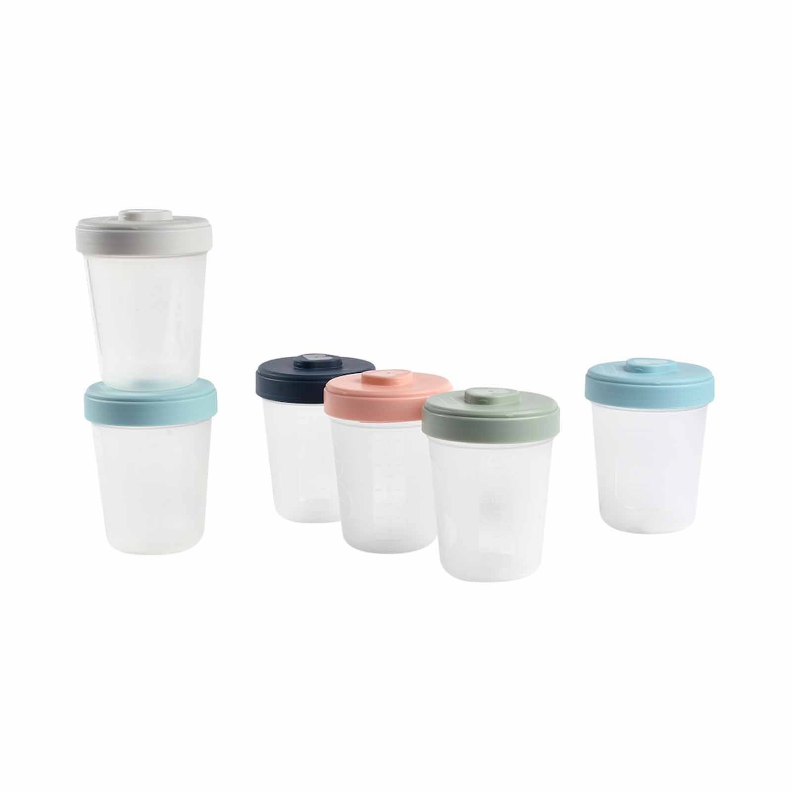 BEABA Food Storage Toddler Set 250ml - Eucalyptus (online) CLIP PORTIONS - Image 2