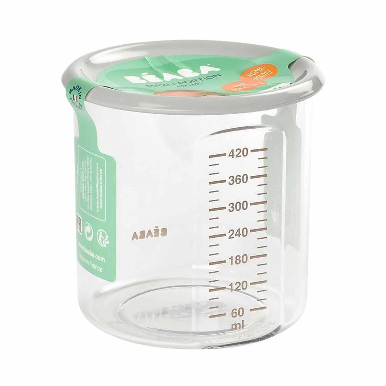 BEABA Portion Tritan 420ml - Grey (online) MAXI - Image 2