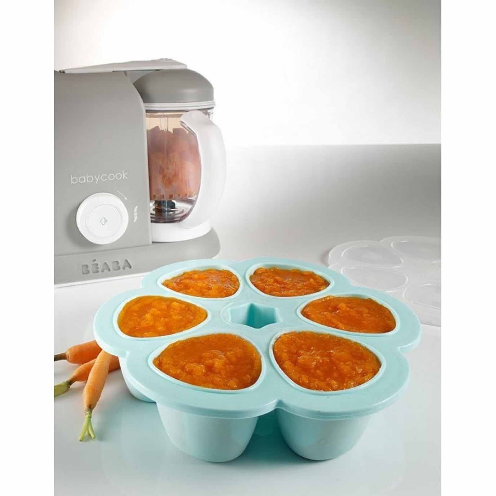 BEABA Silicone Freezer Tray 6 X 150ml - Blue (online) MULTIPORTIONS - Image 3