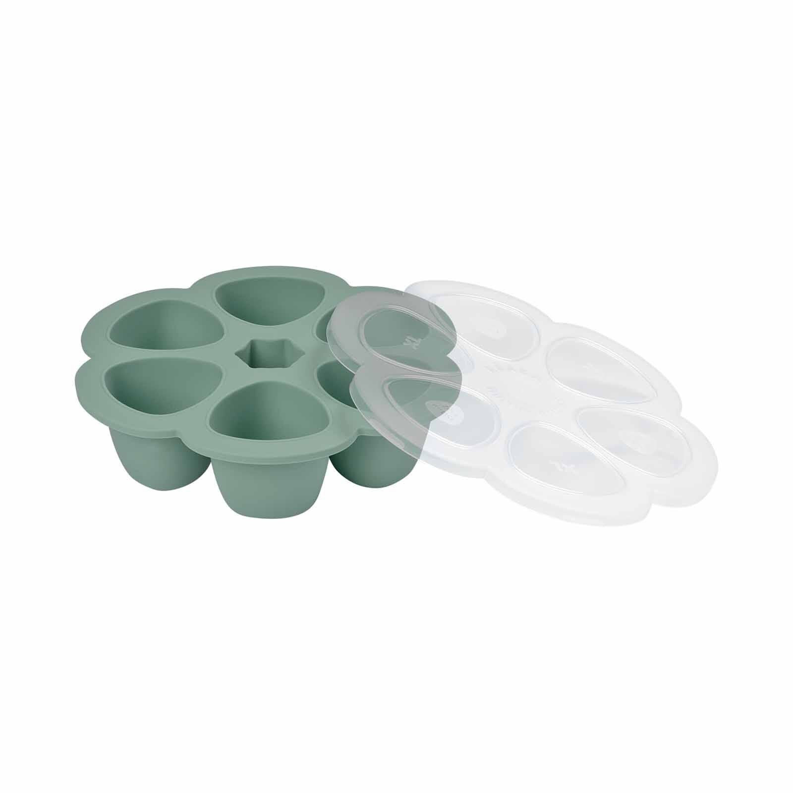 BEABA Silicone Freezer Tray 6 X 150ml - Sage Green (online) MULTIPORTIONS - Image 5