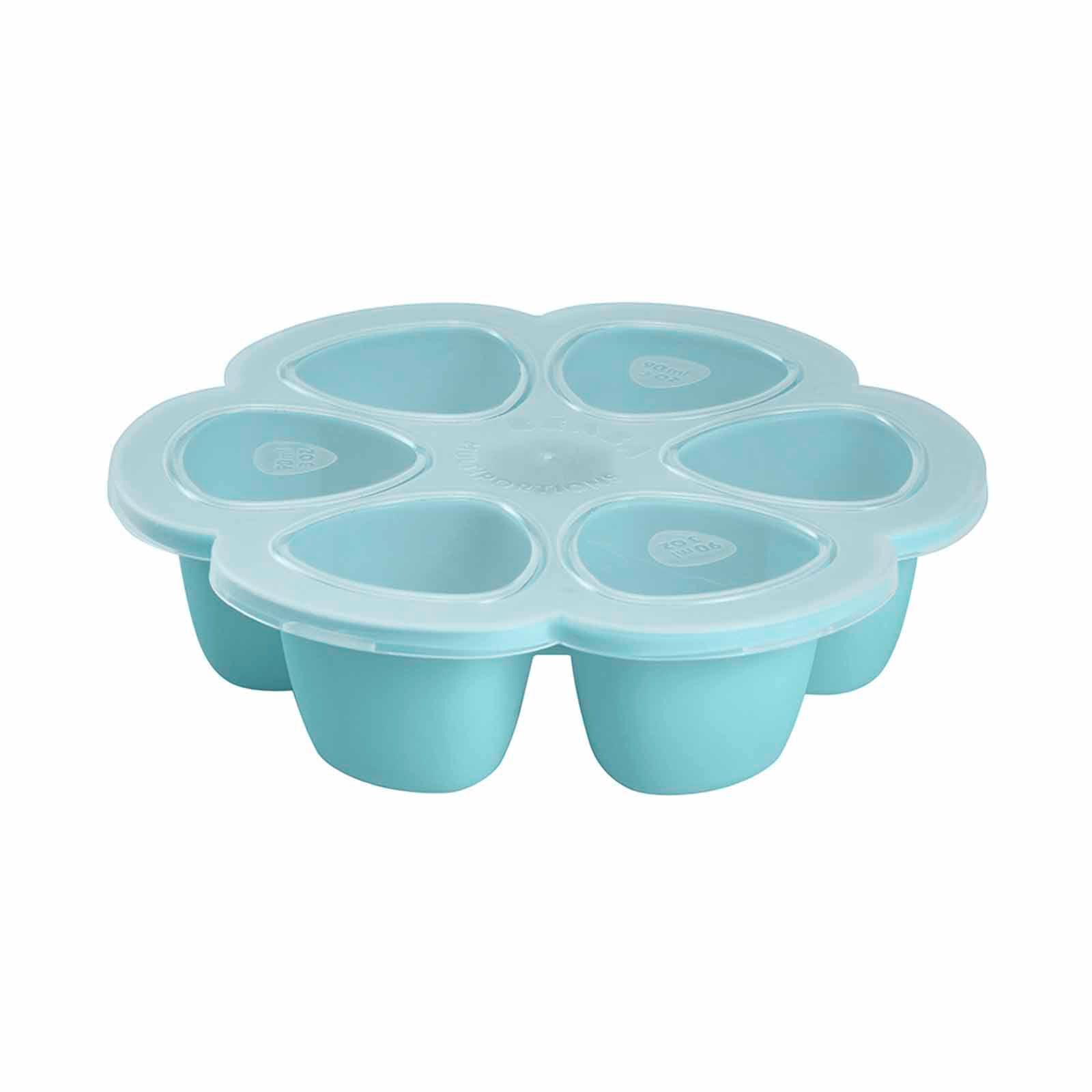 BEABA Silicone Freezer Tray 6 X 90ml - Blue (online) MULTIPORTIONS