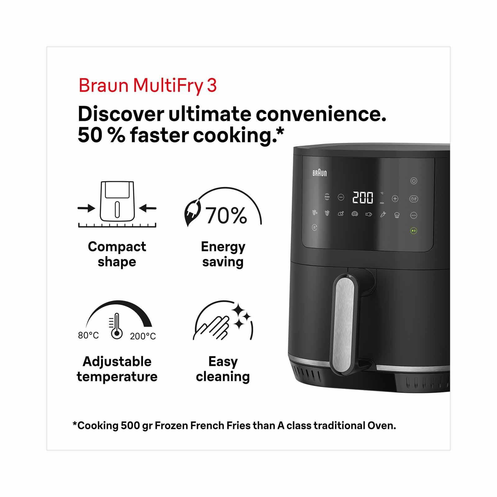 BRAUN Multifry 3 Air Fryer (4.3l) HF3030 - Image 4