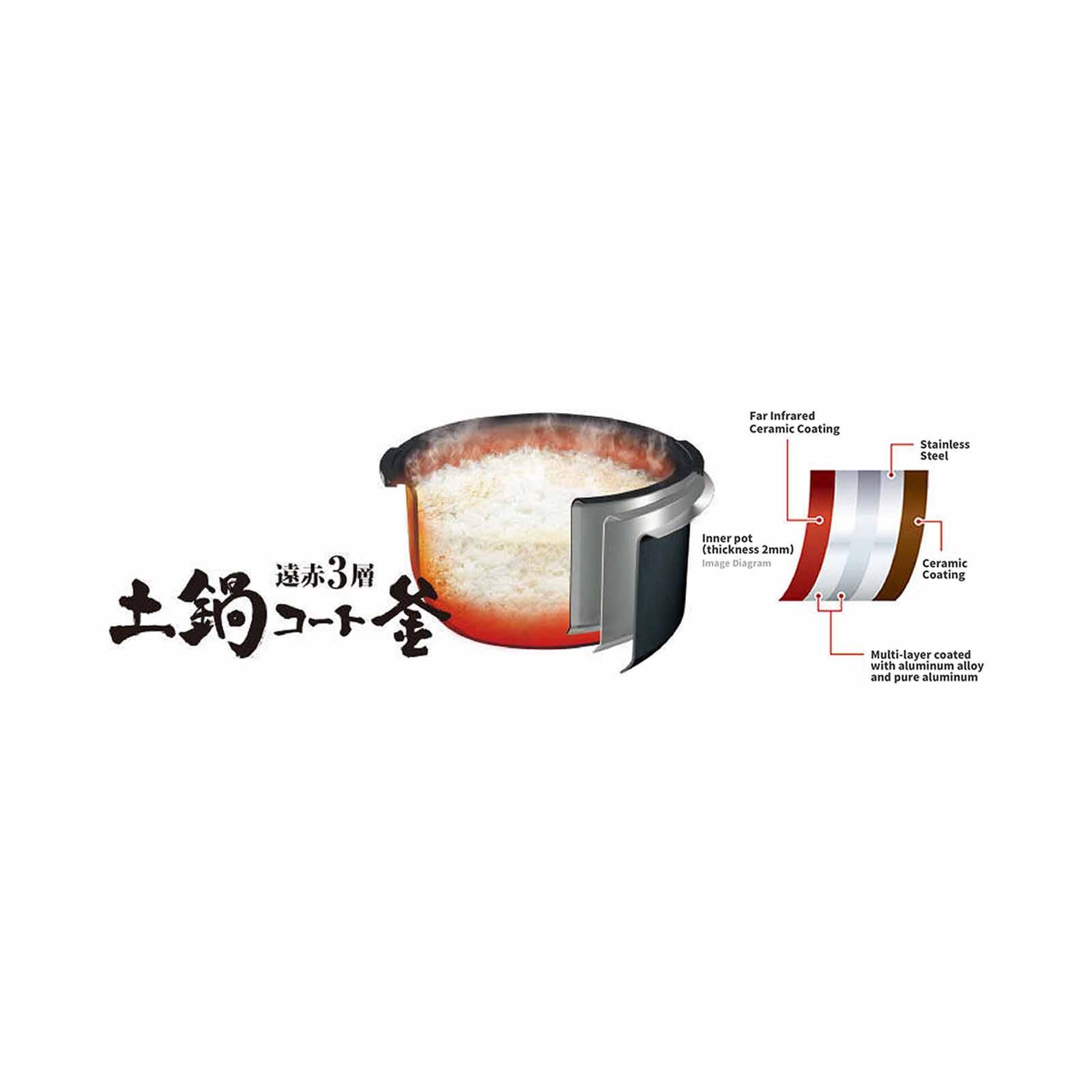 TIGER 1.0l Induction Rice Cooker JPW-G10S - Image 6