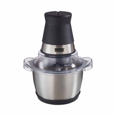 MORRIES Chopper Stainless Steel Bowl And 4 Stainless Steel Blades (1.0l) MS-726KTSS