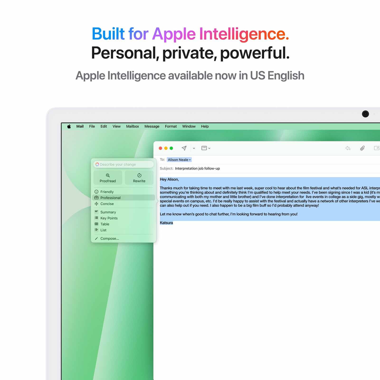 APPLE 24-inch Imac Apple M4 Chip With 10-core Cpu And 10-core Gpu, 16gb, 512gb Ssd - Green MWV03ZP/A - Image 4