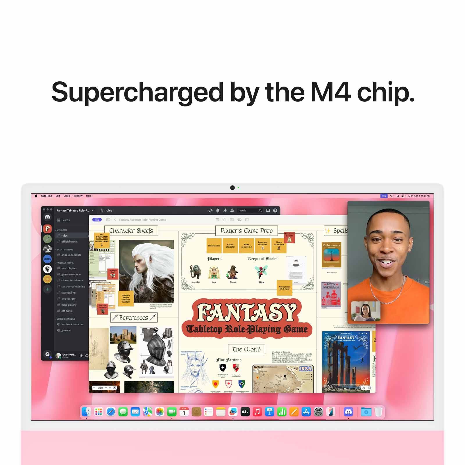 APPLE 24-inch Imac Apple M4 Chip With 10-core Cpu And 10-core Gpu, 16gb, 256gb Ssd - Pink MWV43ZP/A - Image 5
