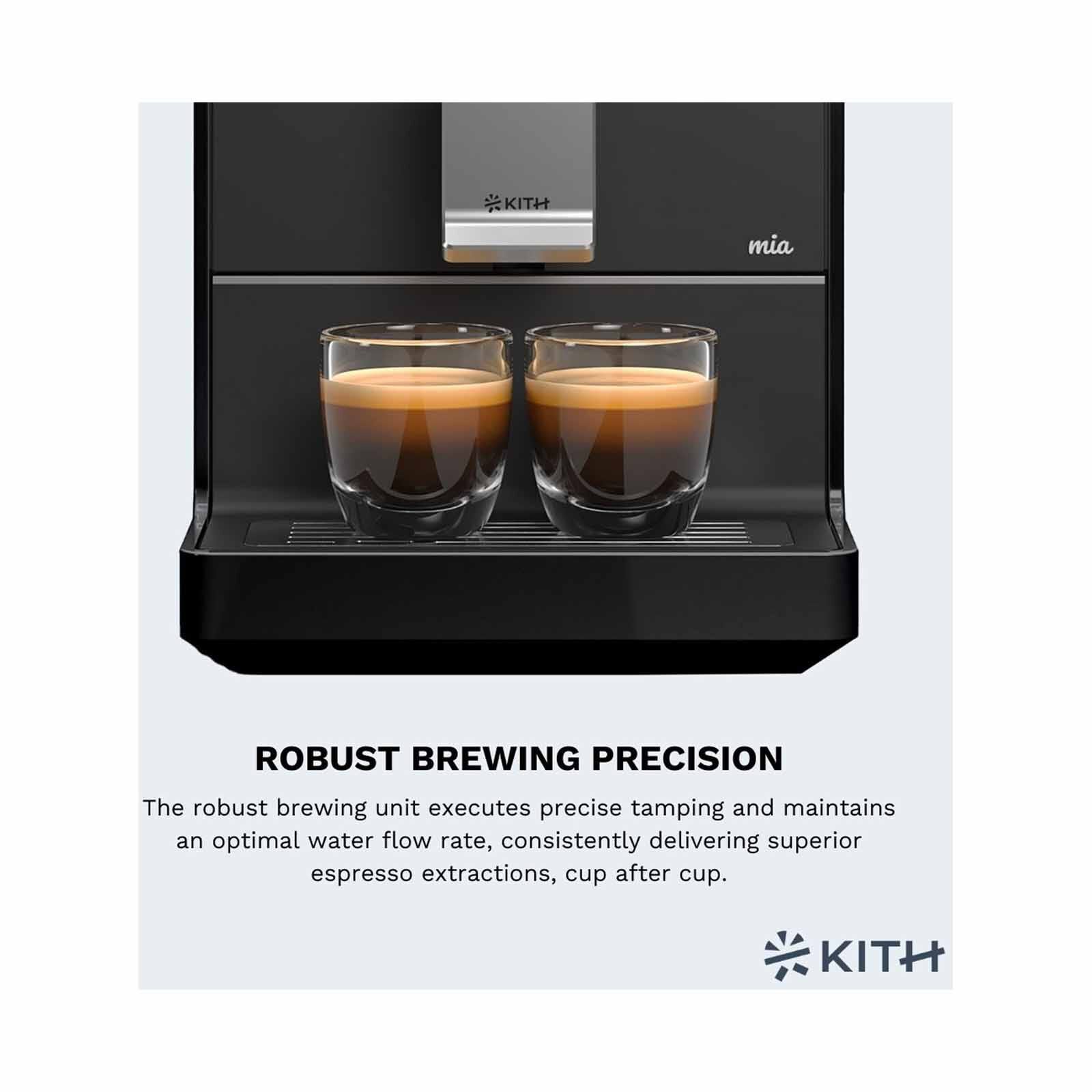 KITH Mia Fully Auto Coffee Machine With Milk Carafe (black) FCM-TM-BK - Image 5