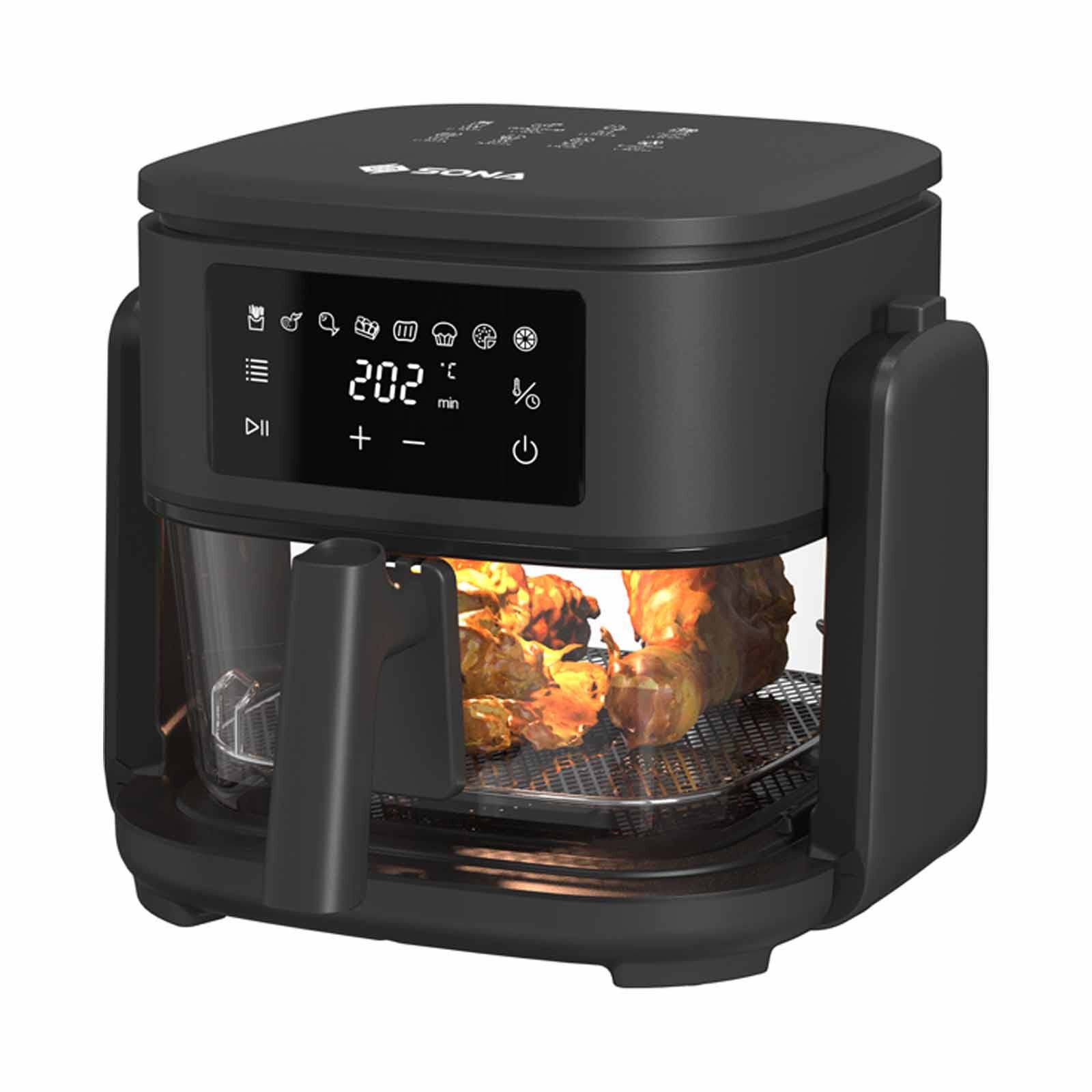 SONA 2-in-1 Digital Air Fryer Grill SFRG2773 - Image 2