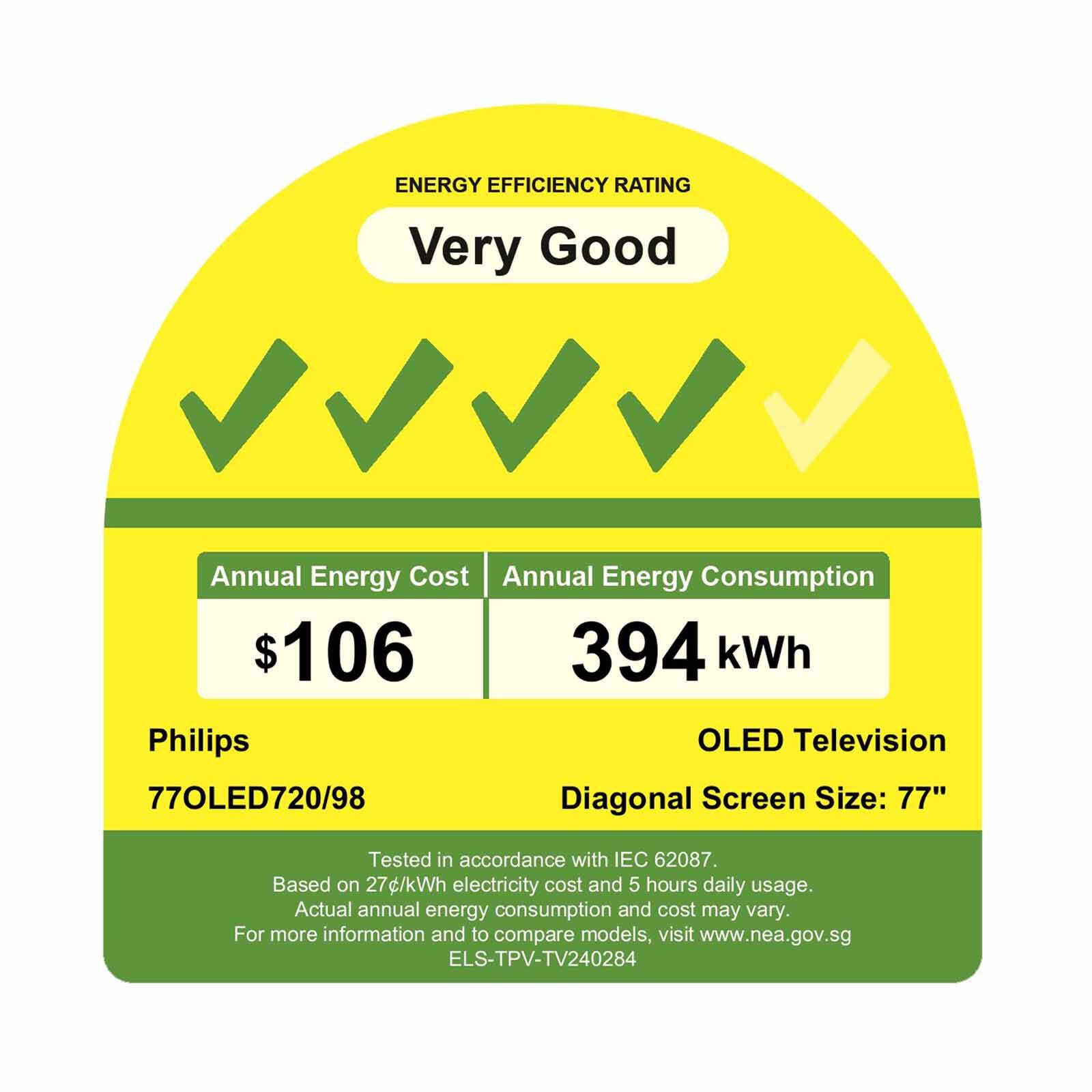 PHILIPS 77 In 4k Uhd Oled Google Tv 77OLED720/98 - Image 8