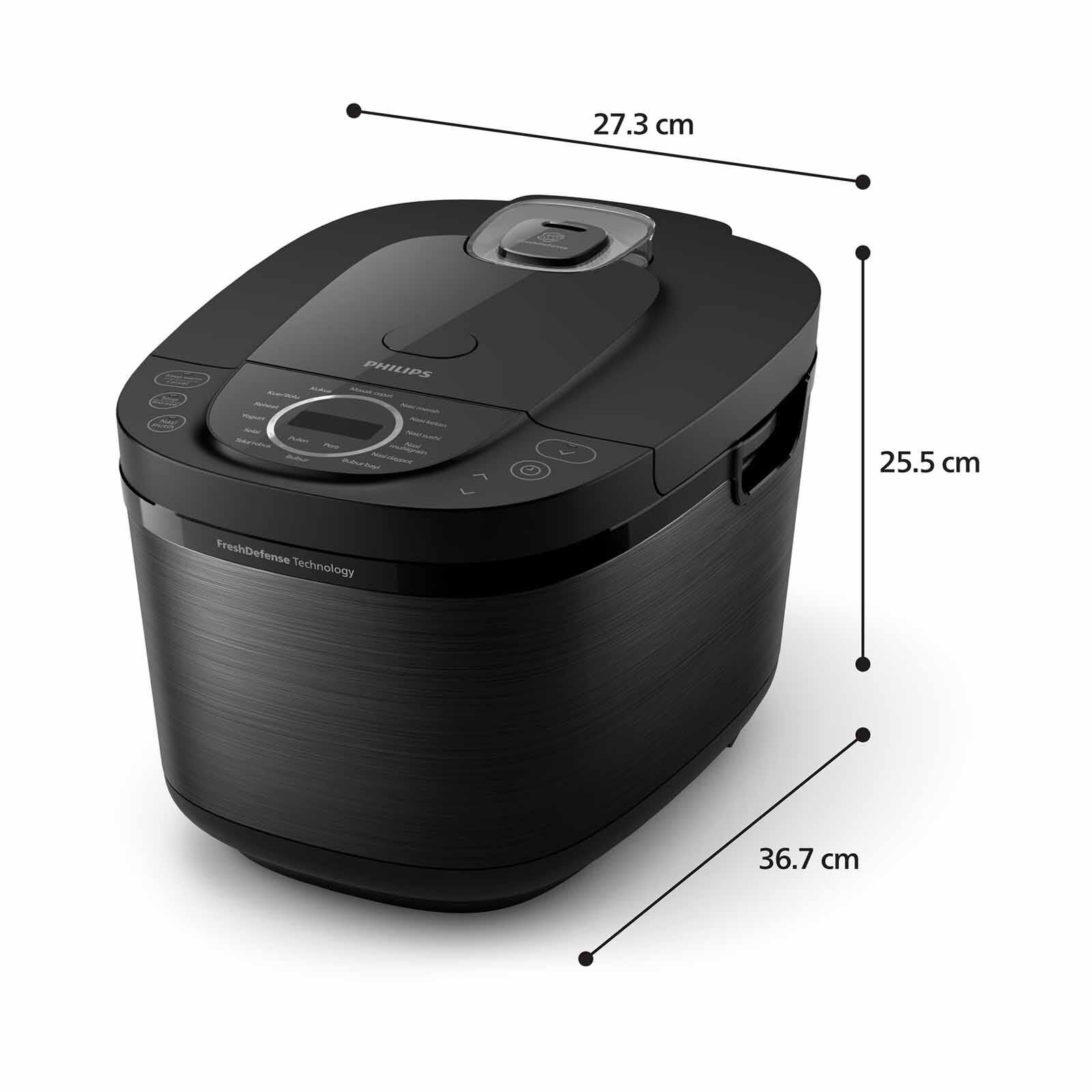 PHILIPS Series 5000 Digital Rice Cooker (1.8l) HD4814/31 - Image 2