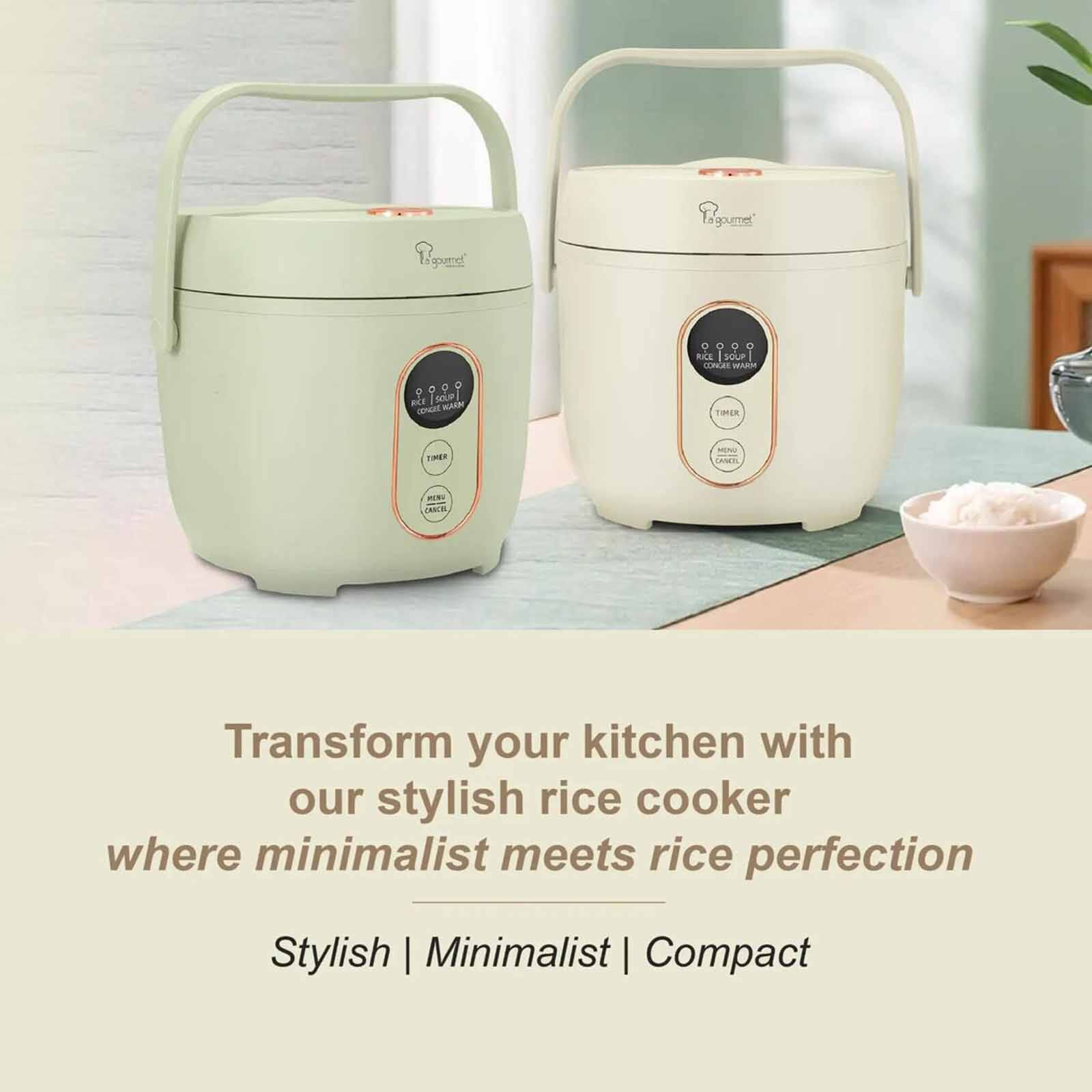 LA GOURMET Rice Cooker (0.8l) - Cream LGELRC419590 - Image 2