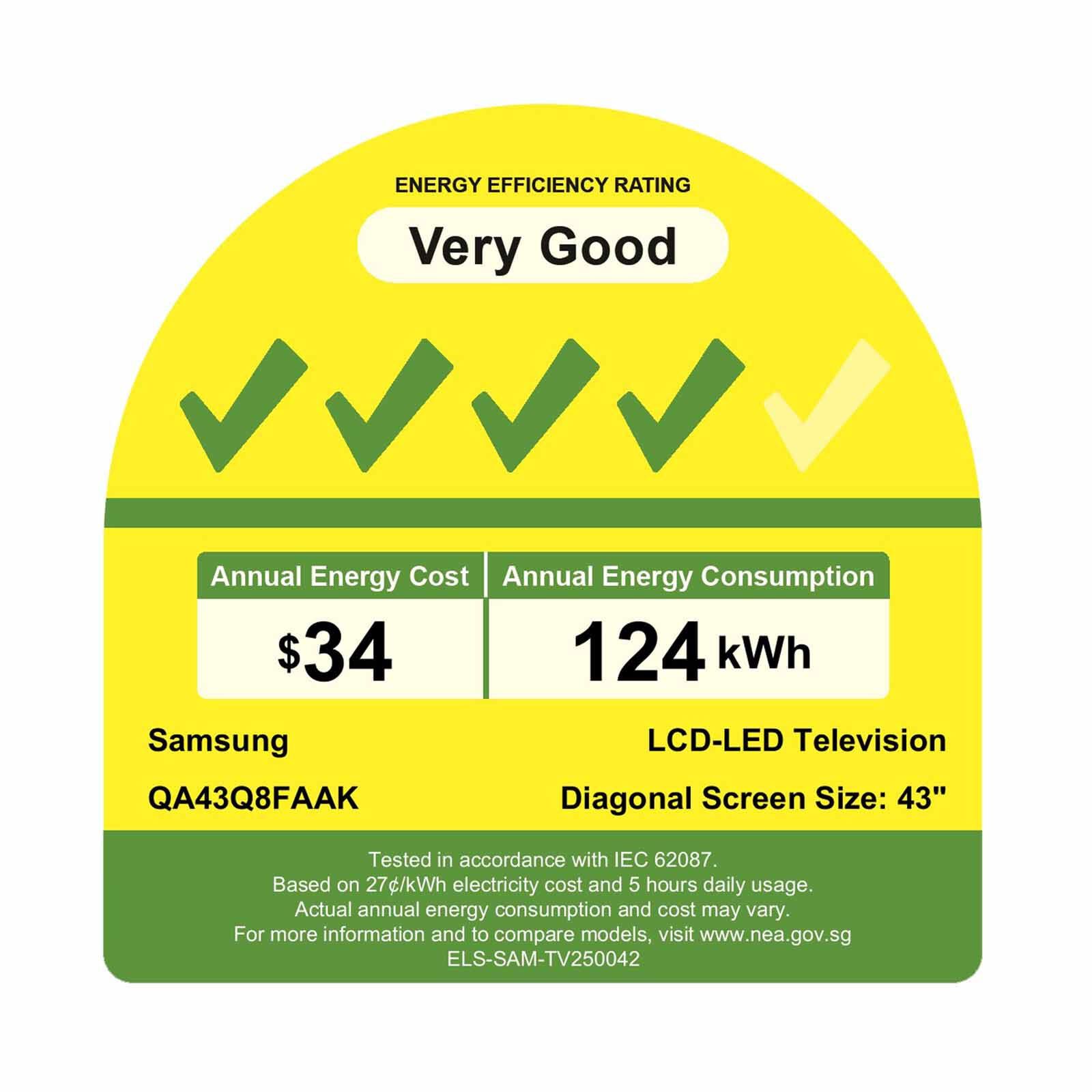 SAMSUNG 43 In Uhd 4k Smart Qled Tv QA43Q8FAAKXXS - Image 6