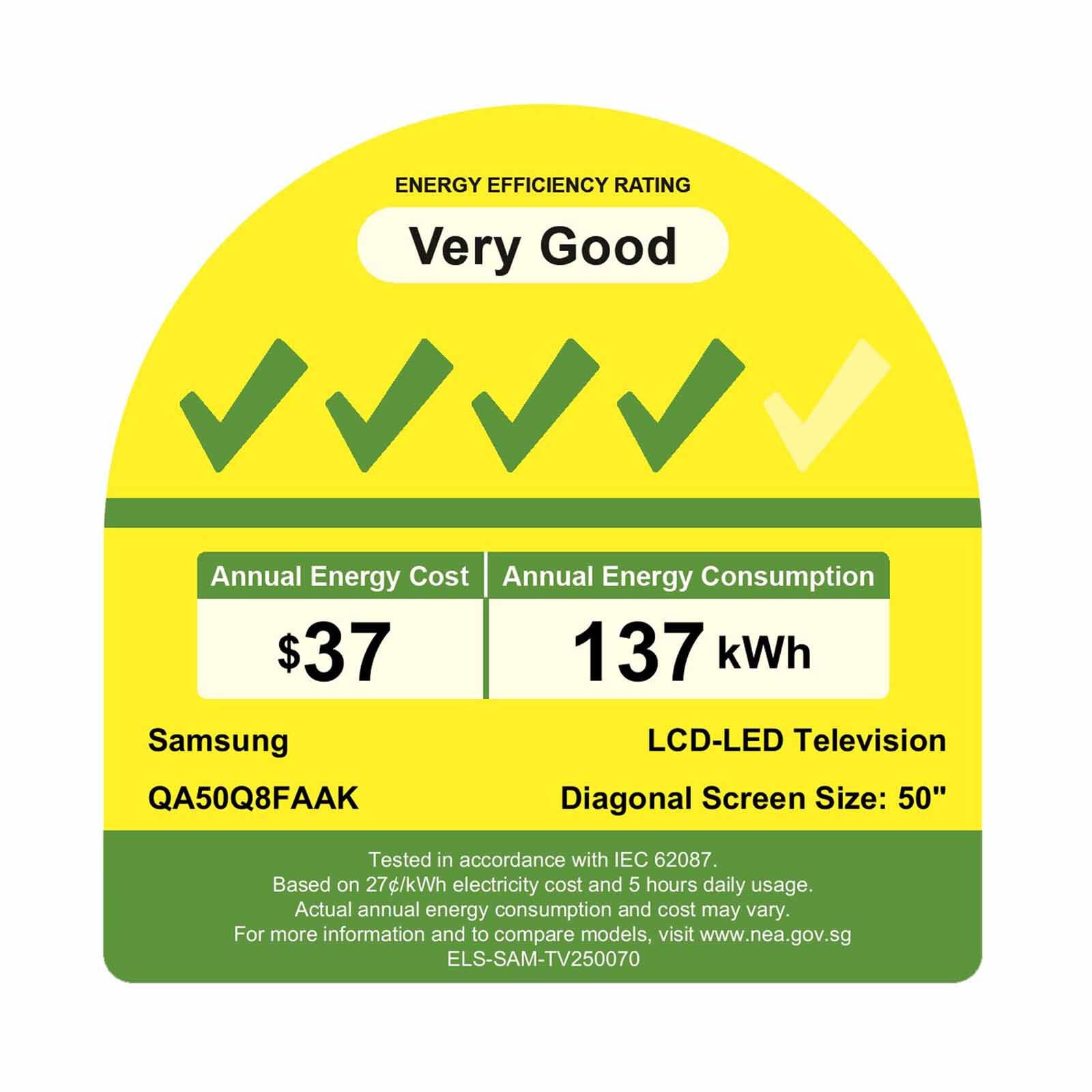 SAMSUNG 50 In Uhd 4k Smart Qled Tv QA50Q8FAAKXXS - Image 5