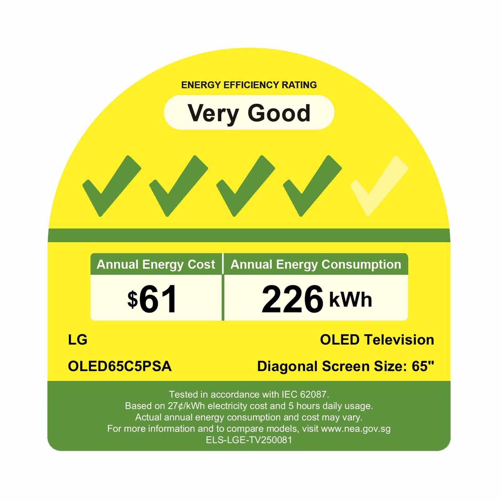 LG 65 In 4k Uhd Oled Tv OLED65C5PSA.ATC - Image 2