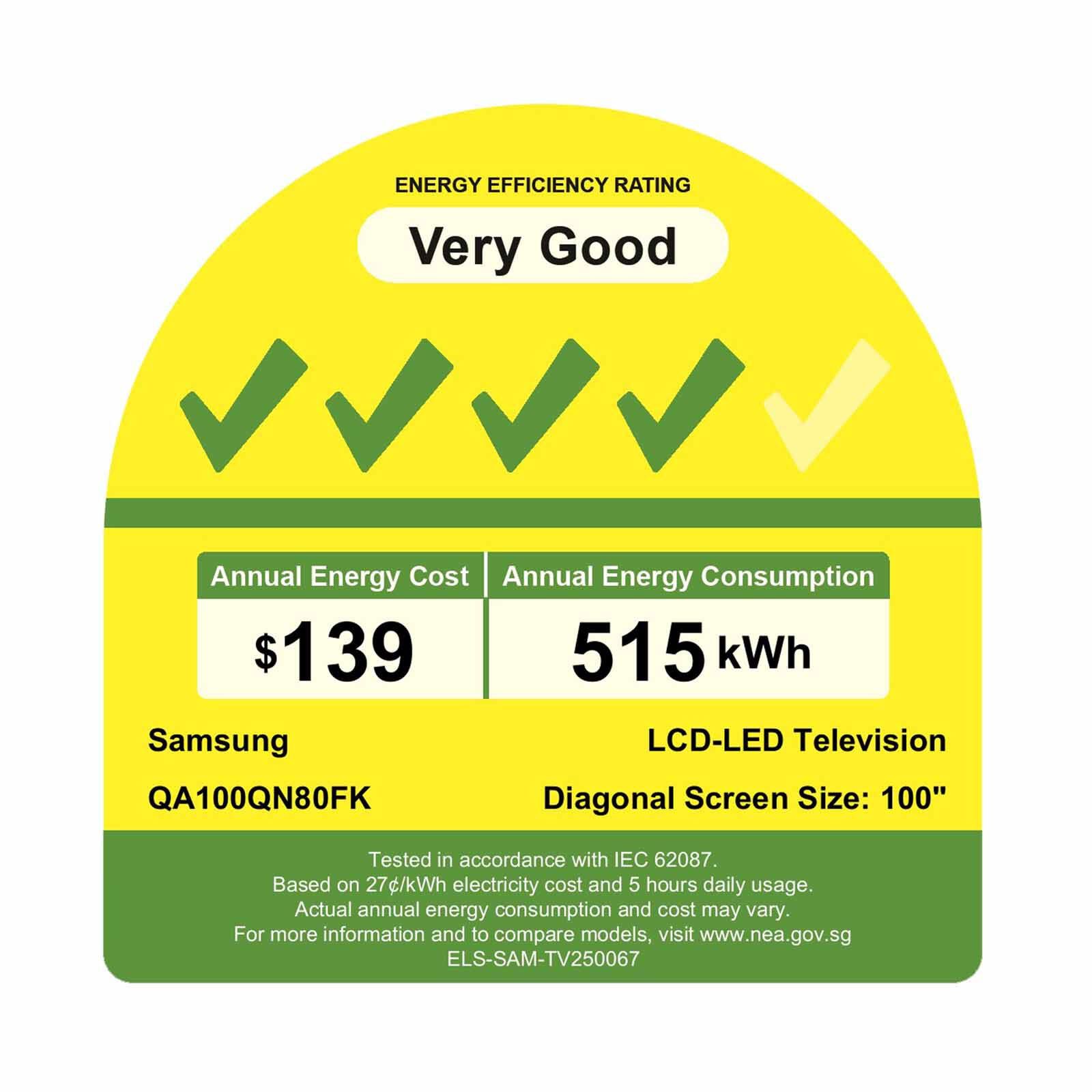 SAMSUNG 100 In Uhd 4k Neo Qled Mini Led Smart Tv QA100QN80FKXXS - Image 3