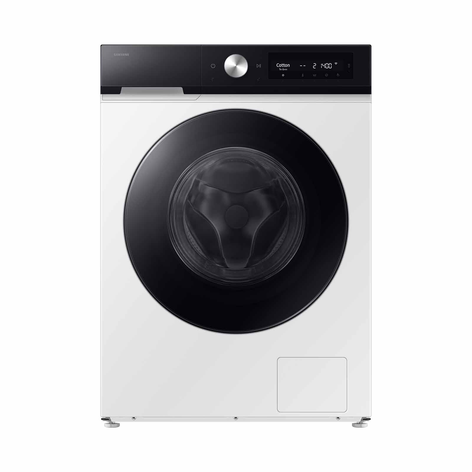 SAMSUNG Bespoke Front Load Washer (9kg)-white WW90DB7U94GESP