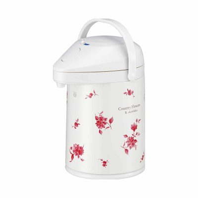 PEACOCK Glass Lined Airpot (2.2l) - Country Flower MPP-22 (FLC)