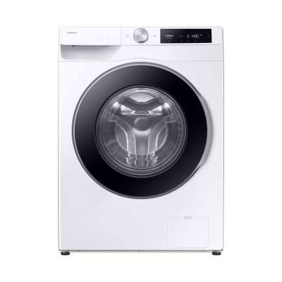 SAMSUNG Front Load Washer (9kg) - White WW90DG6U34LESP