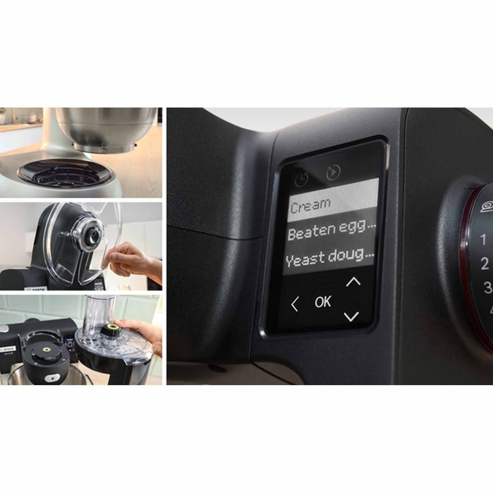 BOSCH Kitchen Machine With Scale (1600w) - Black MUMS6ZM00G - Image 2